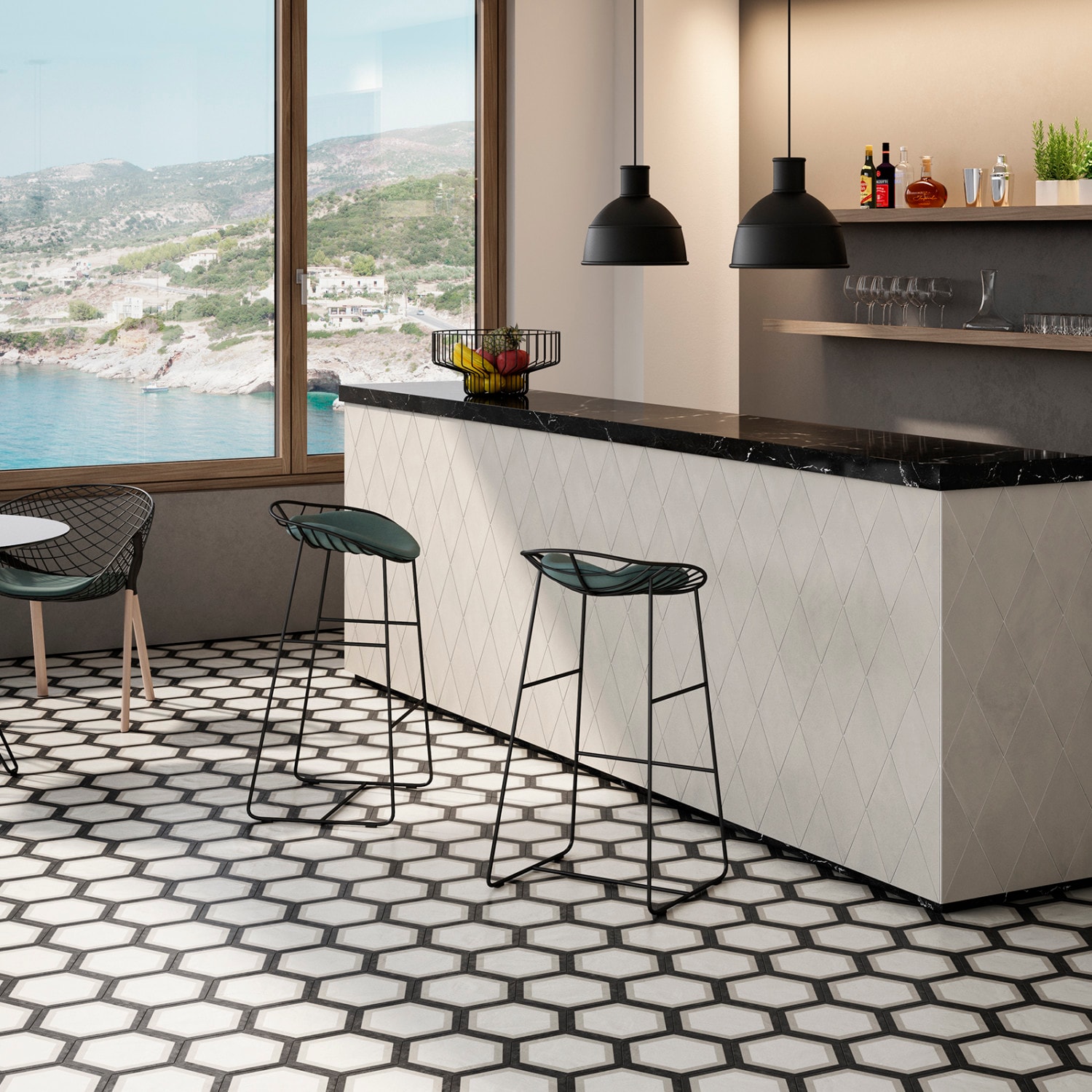 Bedrosians Allora Telaio 9-in x 10-in Matte Porcelain Patterned Floor and Wall Tile (12.67-sq. ft/ Carton)