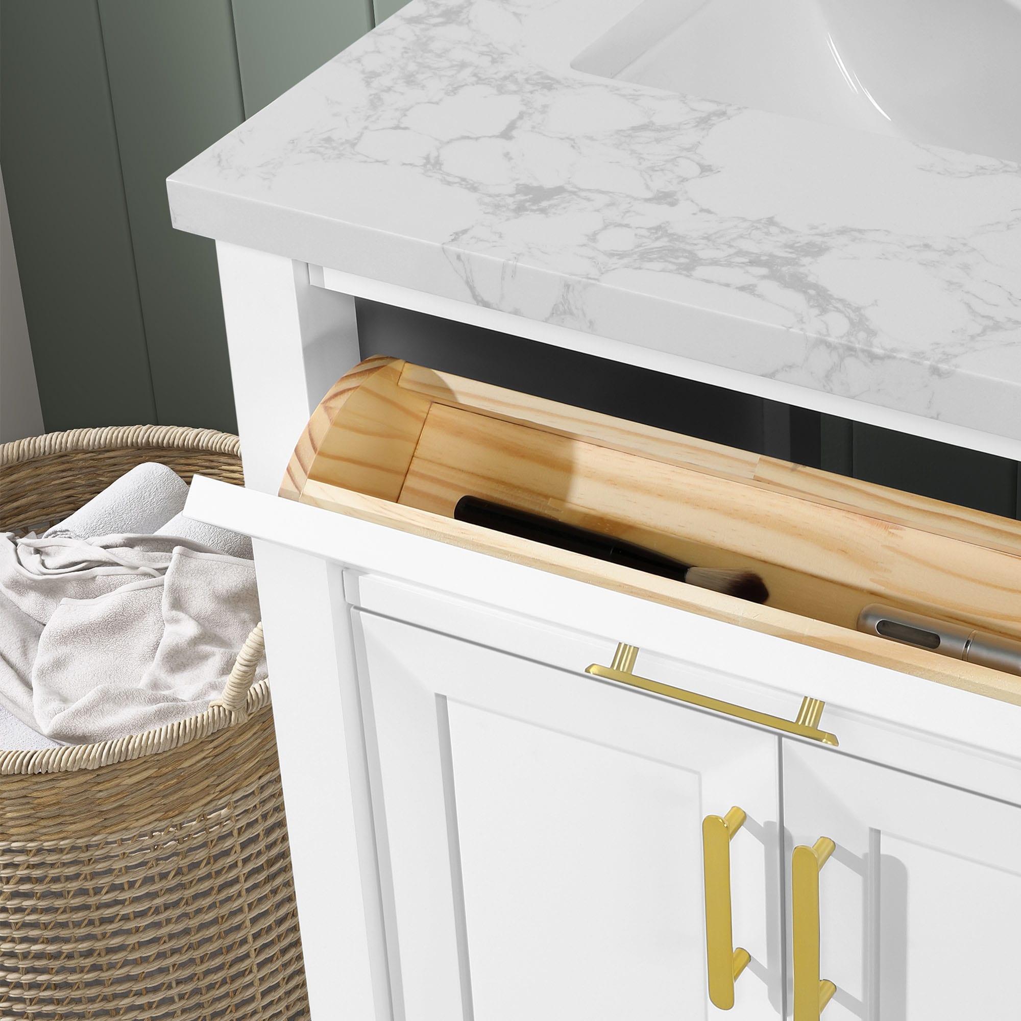 allen + roth LANCASHIRE 60W Bath-Vanity-Combo - View #16