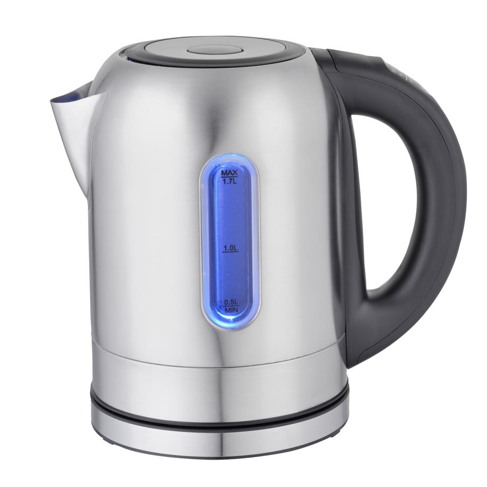 MegaChef Silver 4-Cup Corded Electric Kettle in the Water Boilers & Kettles  department at