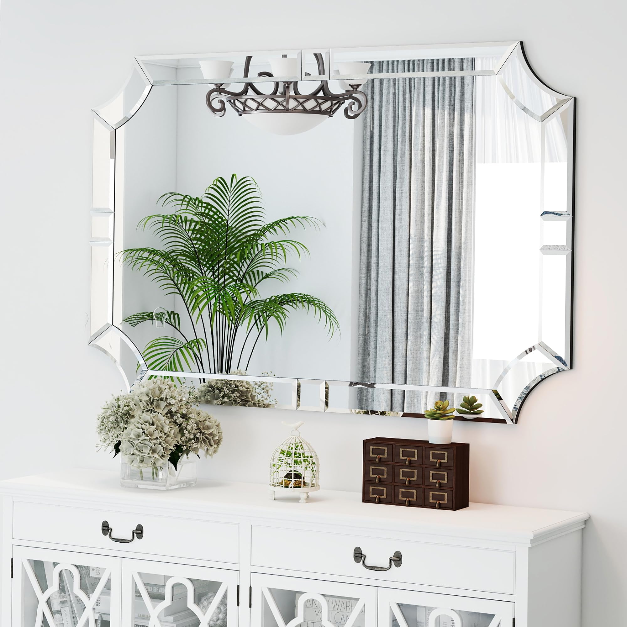 Aoibox LABLXEOA Framed-Bath-Mirrors - View #5