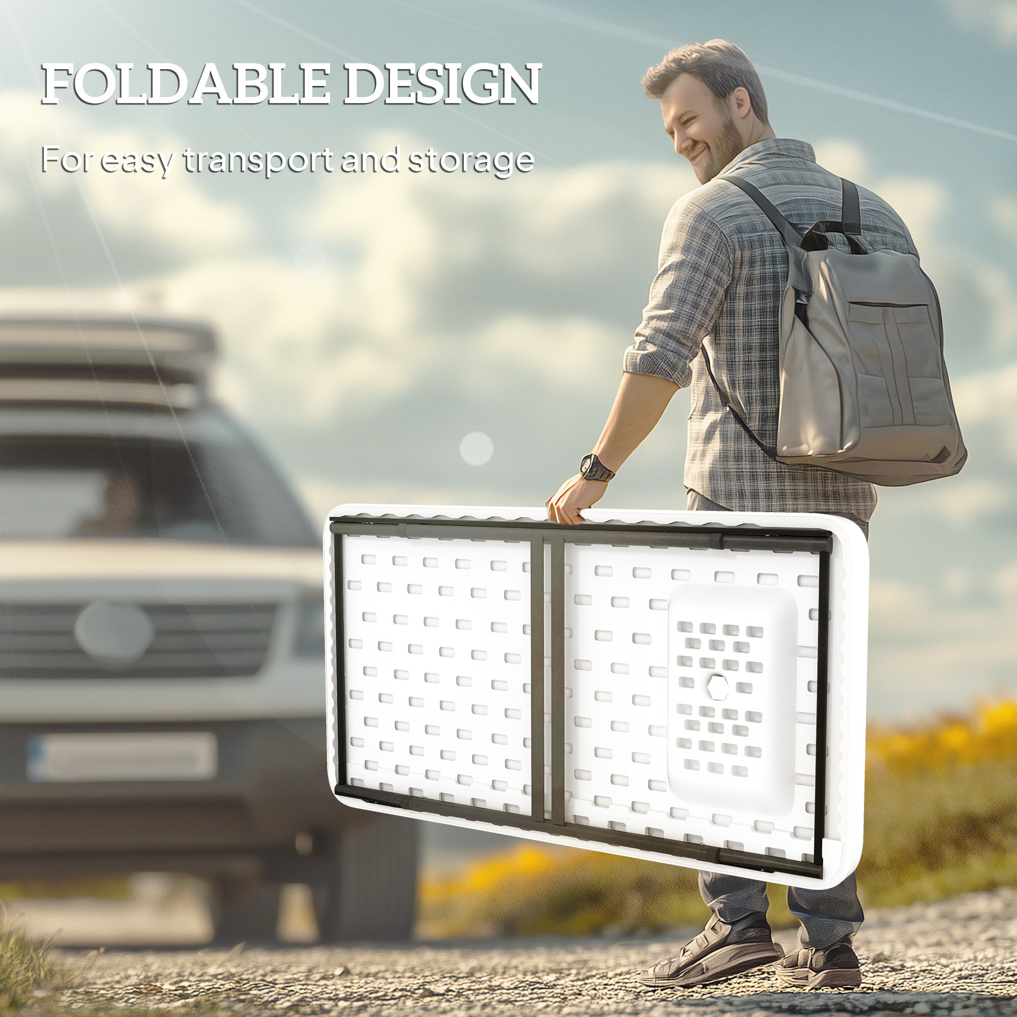 Outsunny A20-452V00WT Picnic-Tables - View #8