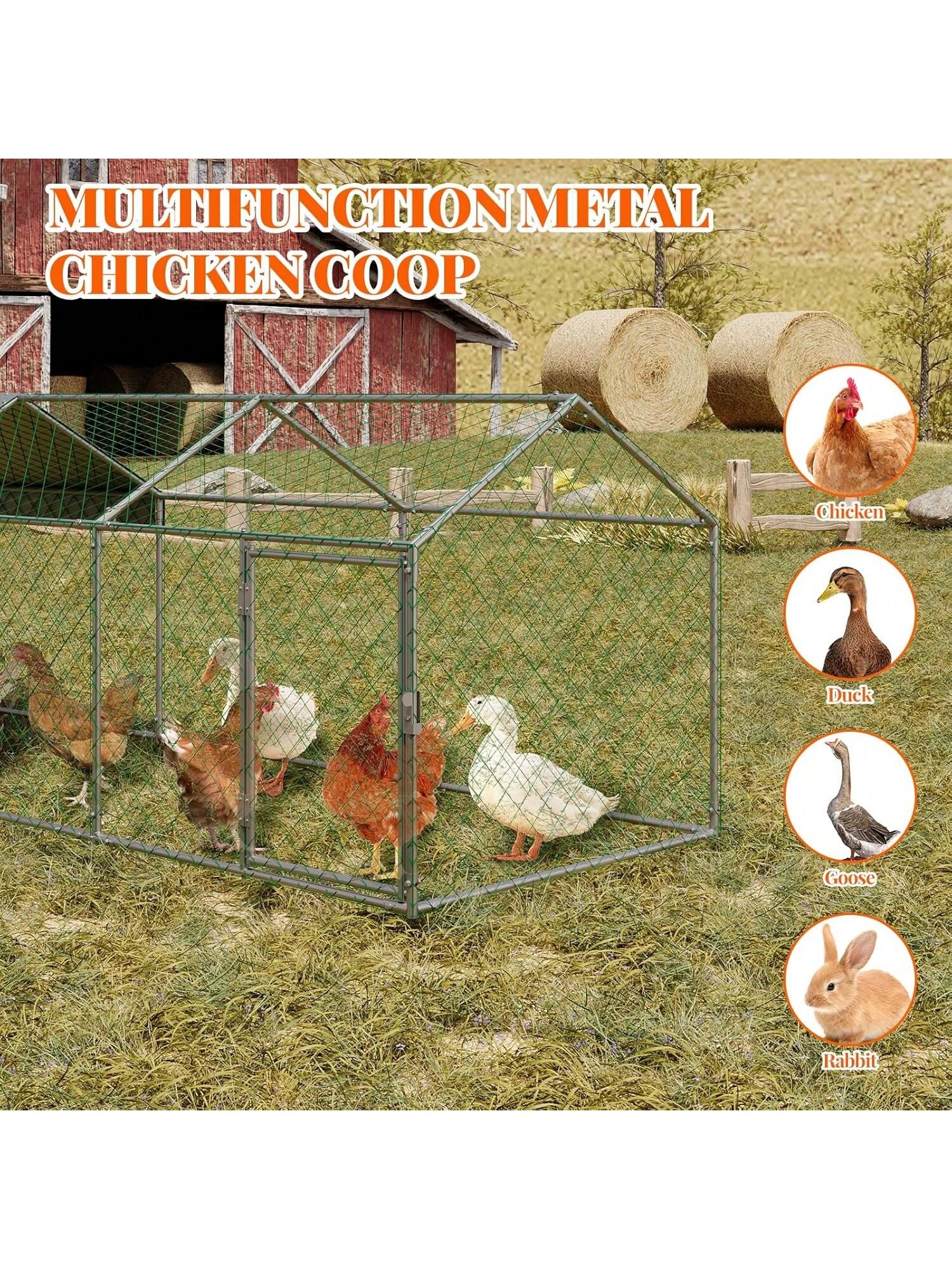 WhizMax BY02-PHO-16N3QJBH Chicken-Coops-Rabbit-Hutches - View #3