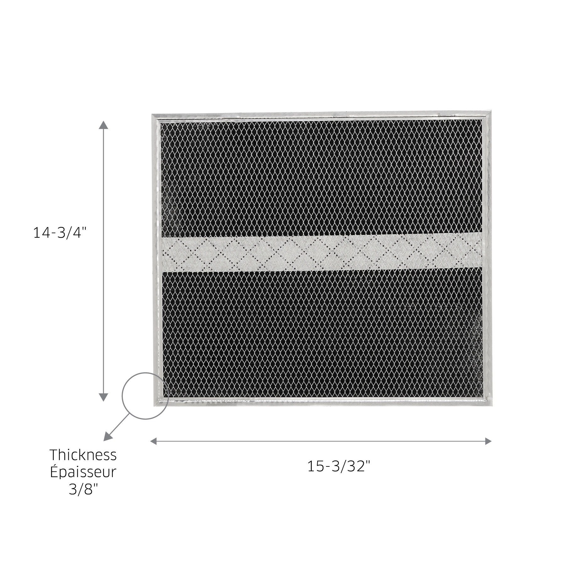  GOYMFK Carbon Cloth Filter, Non Woven Carbon Filters Sheet,  Adjustable Fabric Replacement Range Hood Filters, Charcoal Filter Sheets,  Range Hood Aluminum Filter Perfect for Fan Filter Kitchen Tools : Home 