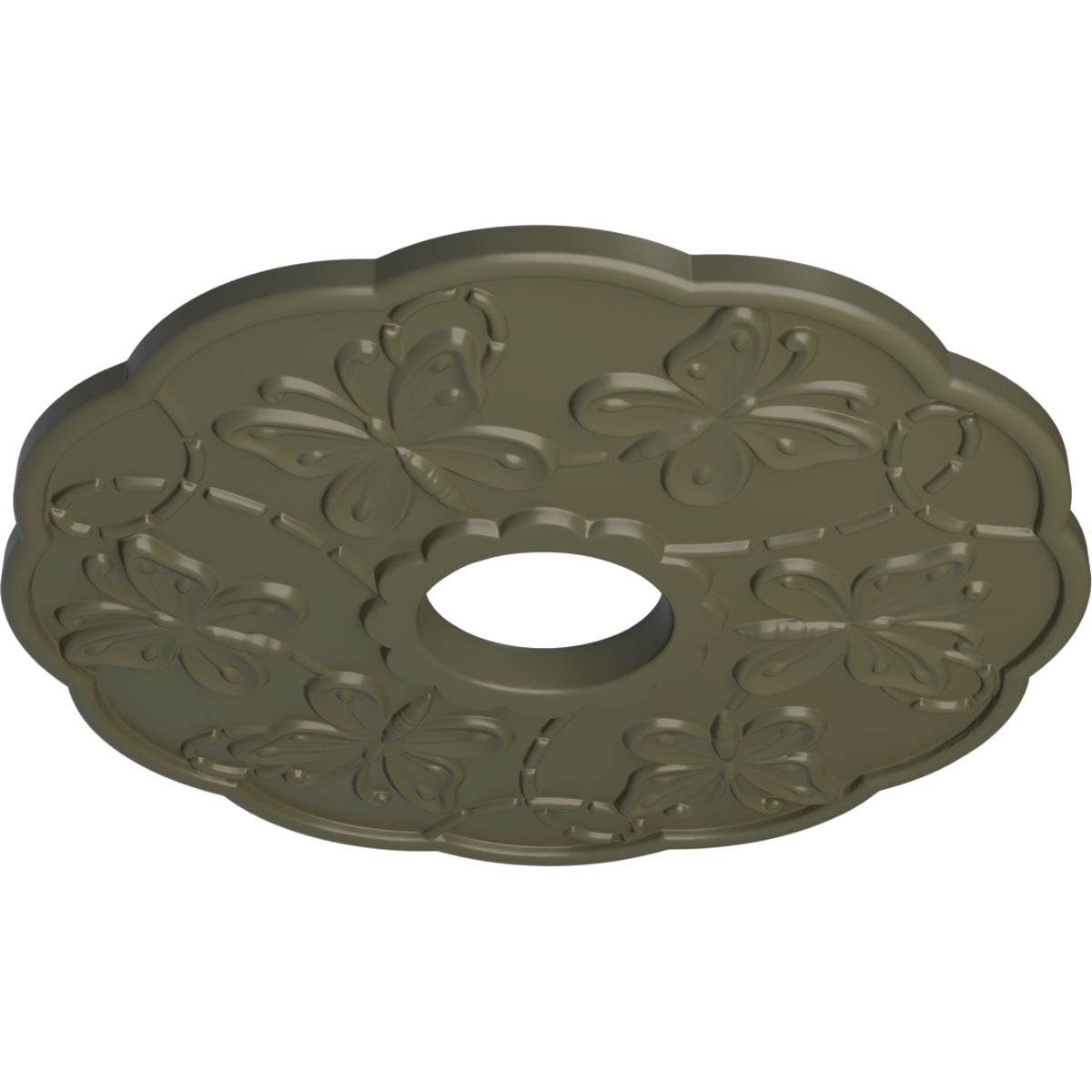 Ekena Millwork CM17TSPTF Ceiling-Medallions - View #2