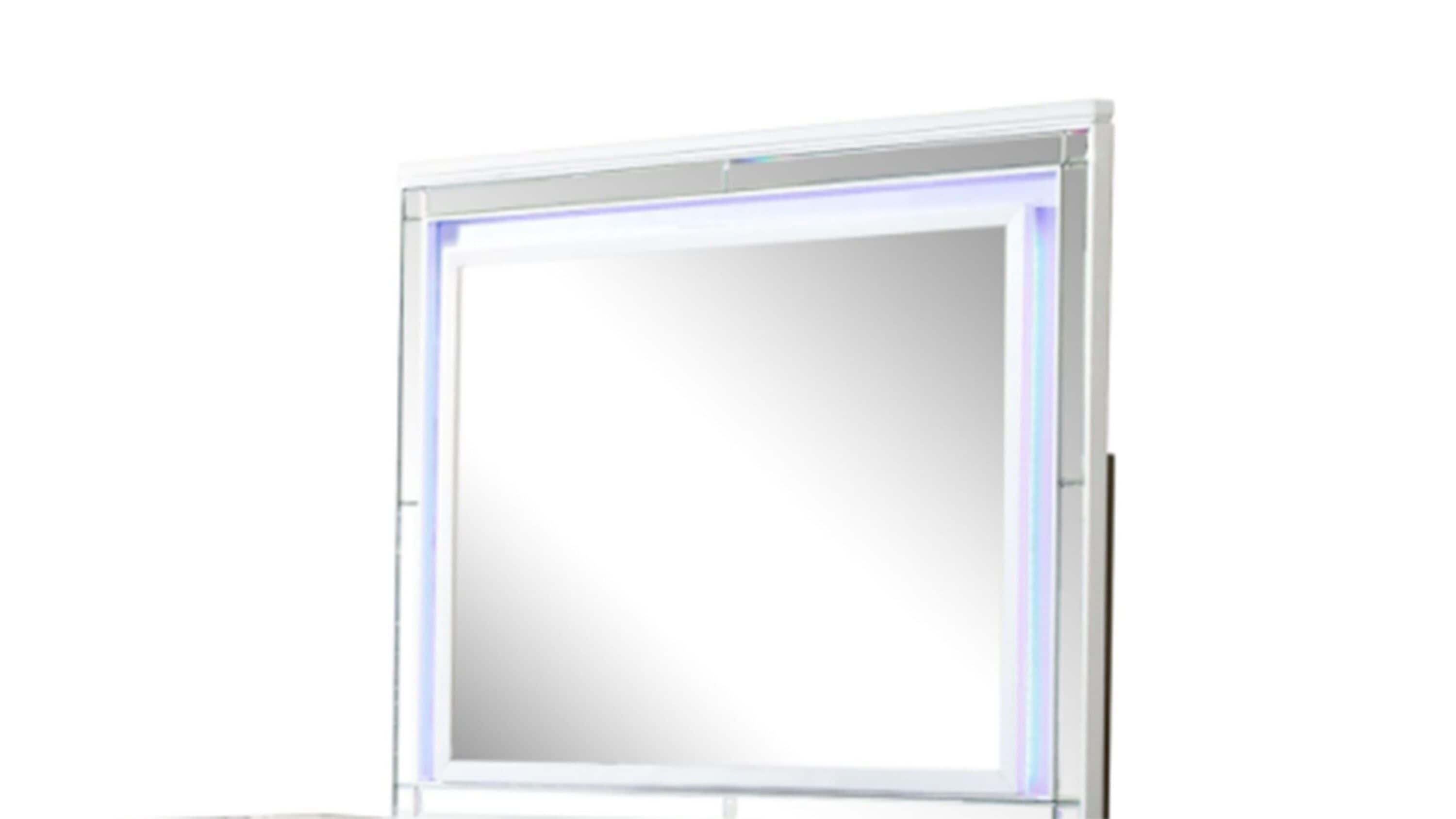 Galaxy 808857929518 42-in W x 42.0-in H Rectangle Silver Polished Vanity Mirror