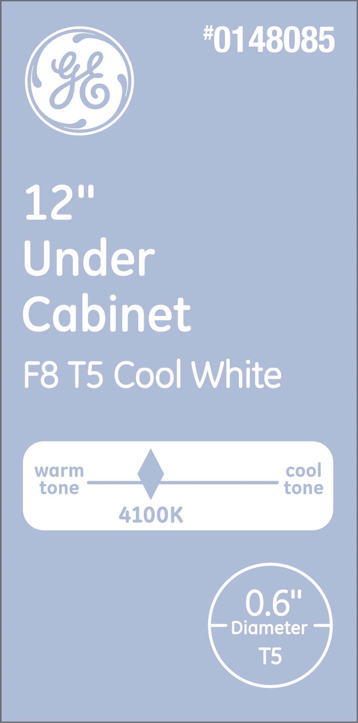 Ge 12 under cabinet deals f8t5 cool white