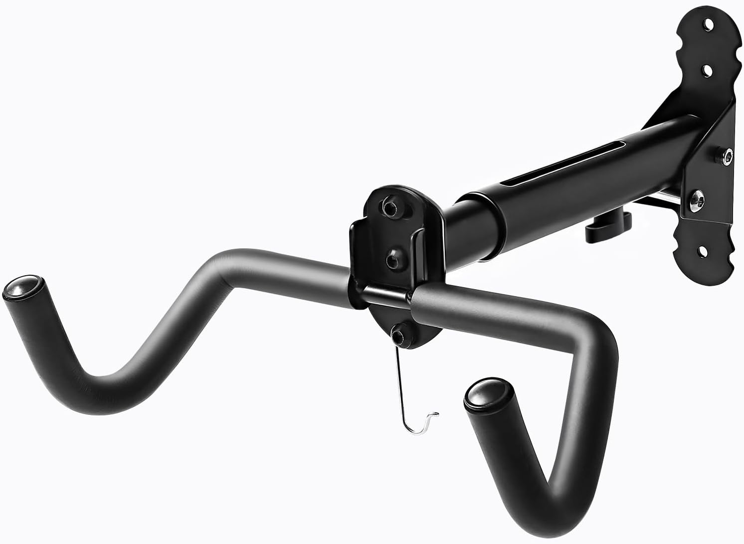 Atensils  Adjustable Horizontal Bike Wall Mount Hanger Heavy Duty Steel Bicycle Indoor Storage Rack with Scratch-Proof Sponge Protection for Garage Home and Apartment