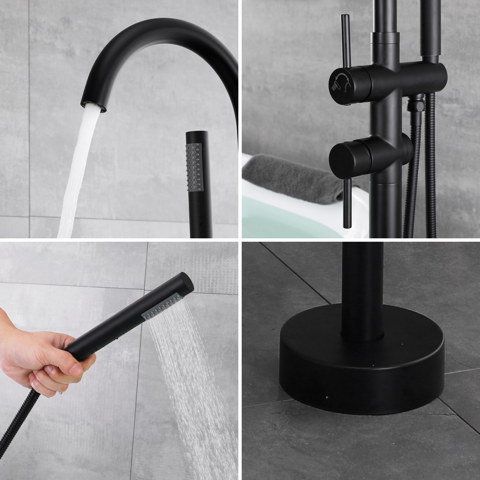 Nestfair SMD8006B Roman-Tub-Faucets - View #6