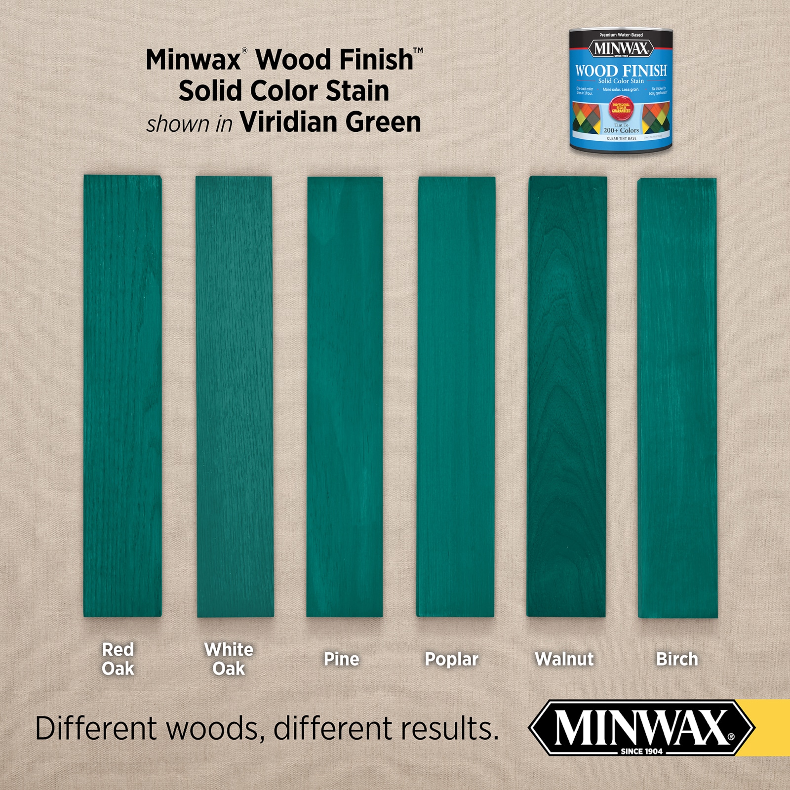 Minwax Wood Finish Water-Based Hunter Green Mw1039 Solid Interior Stain  (1-Quart) in the Interior Stains department at