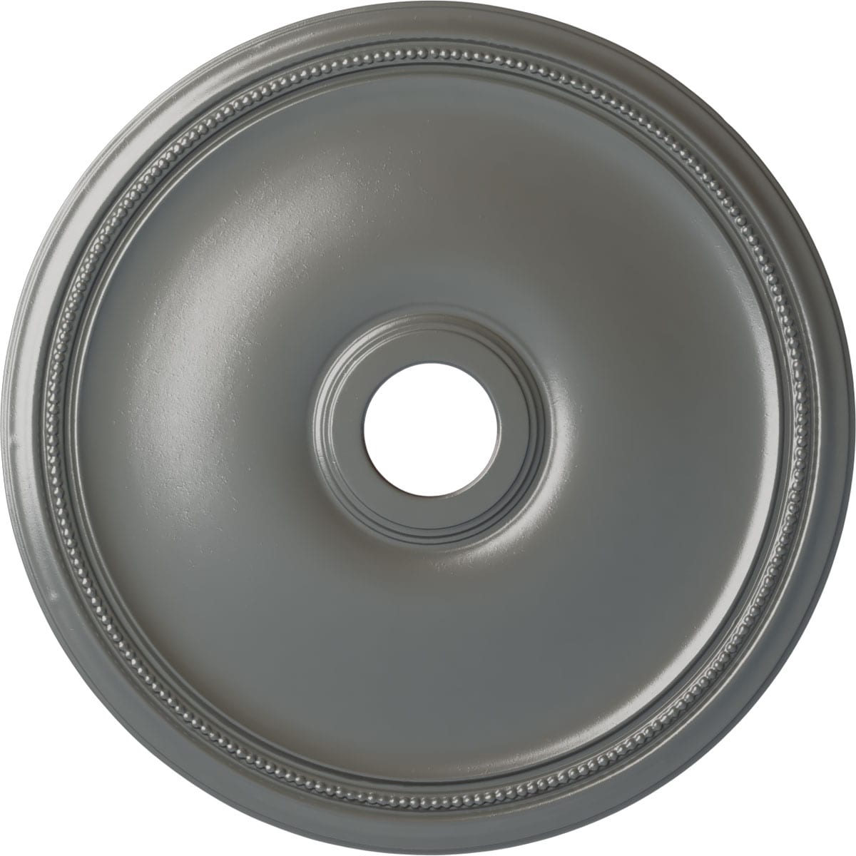 Ekena Millwork CM24THSLS Theia 24-in W x 24-in L Painted Silver Polyurethane Whole Ceiling Medallion
