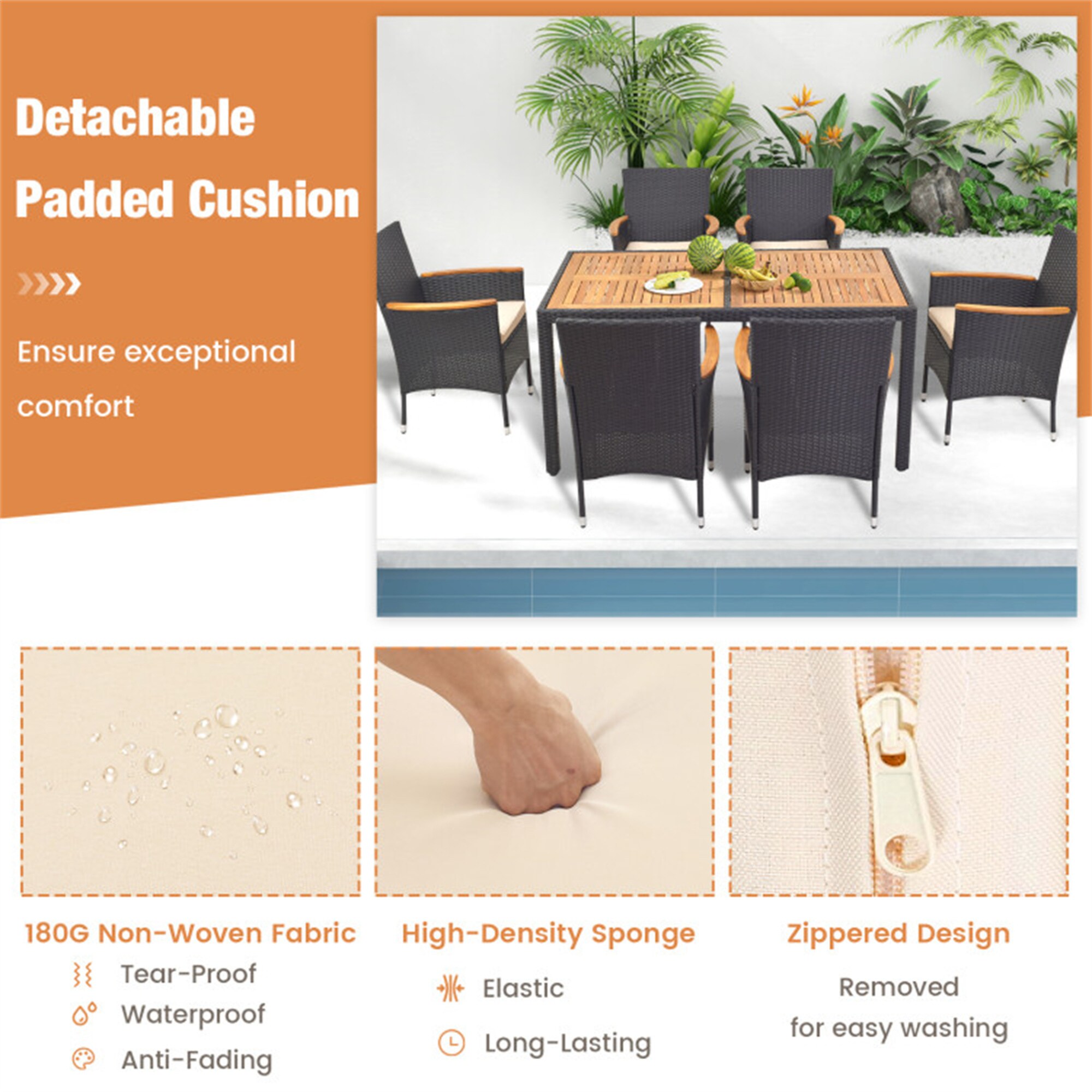 BABOOM BOM-10405+-CO Patio-Dining-Sets - View #6