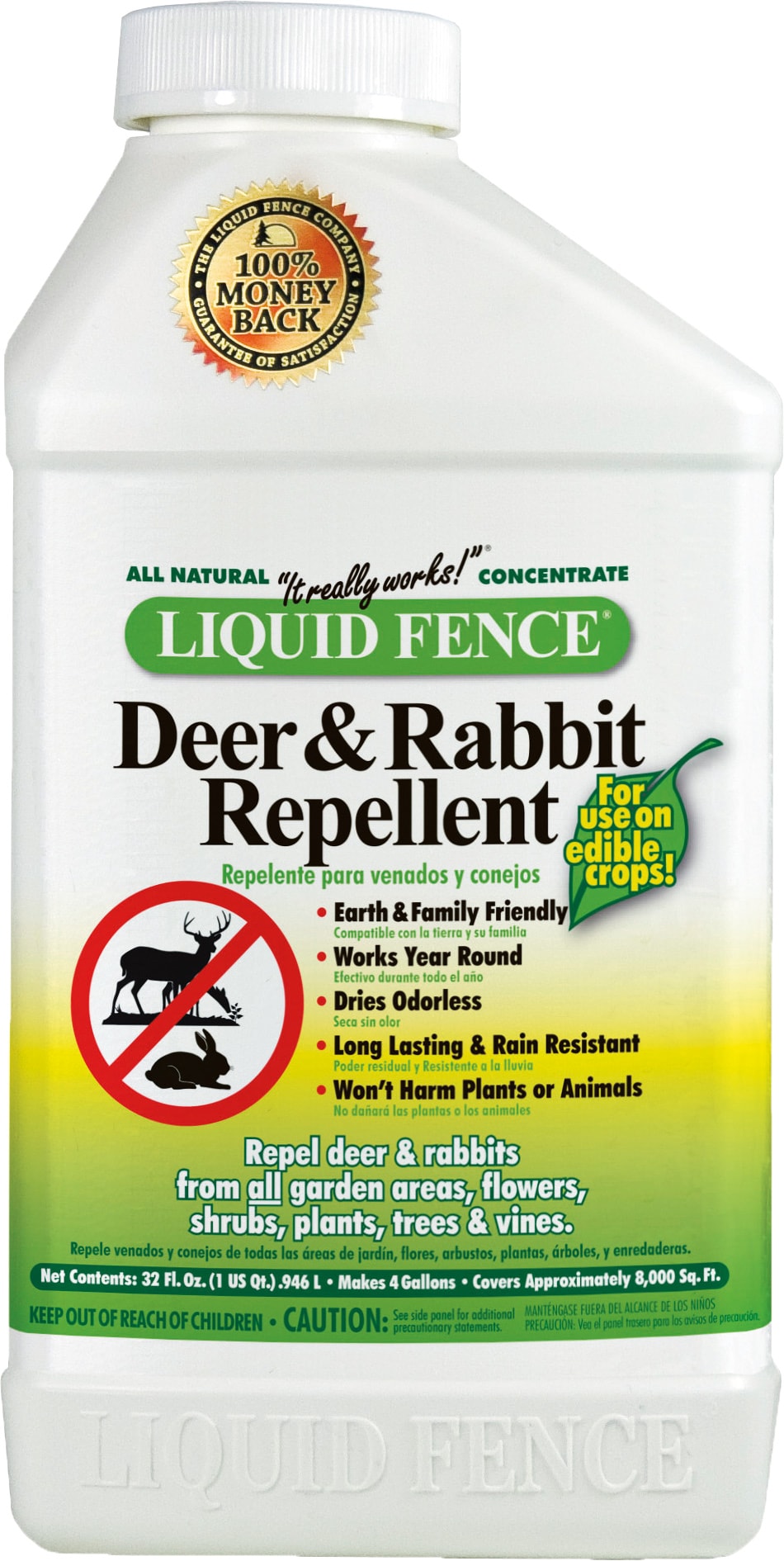 Liquid Fence Concentrate Deer/Rabbit Repellent in the Animal & Rodent ...