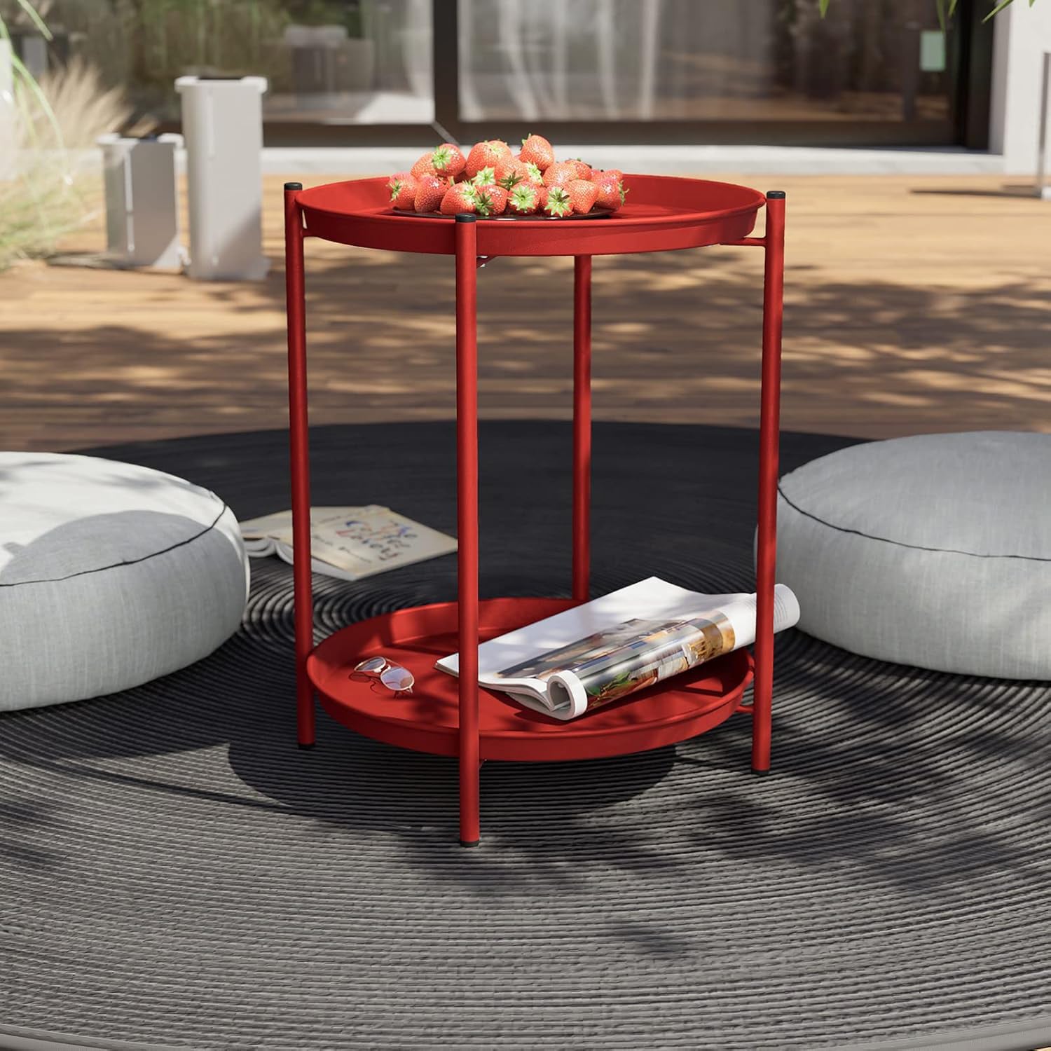 Mondawe MO7352090003001 Round Outdoor Coffee 18-in W x 18-in L