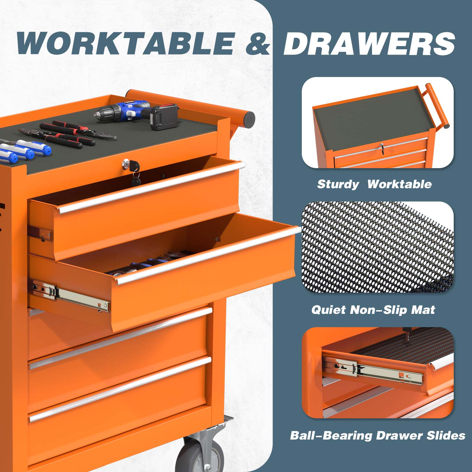RaDEWAY TH111208-ORG-1 Tool-Cabinets - View #4