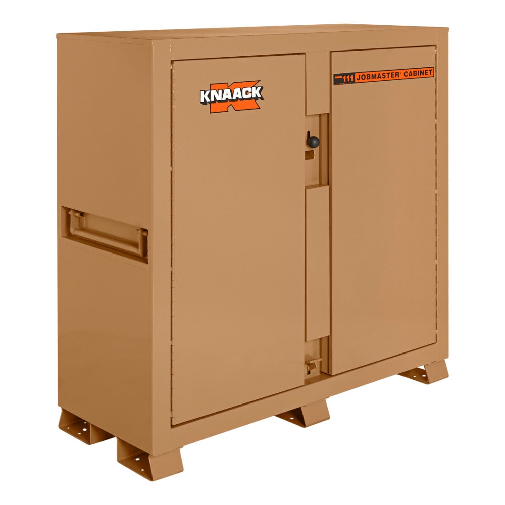 KNAACK JOBMASTER Cabinet 60-in W x 24-in L x 60-in H Brown Steel Jobsite Box #111-KL