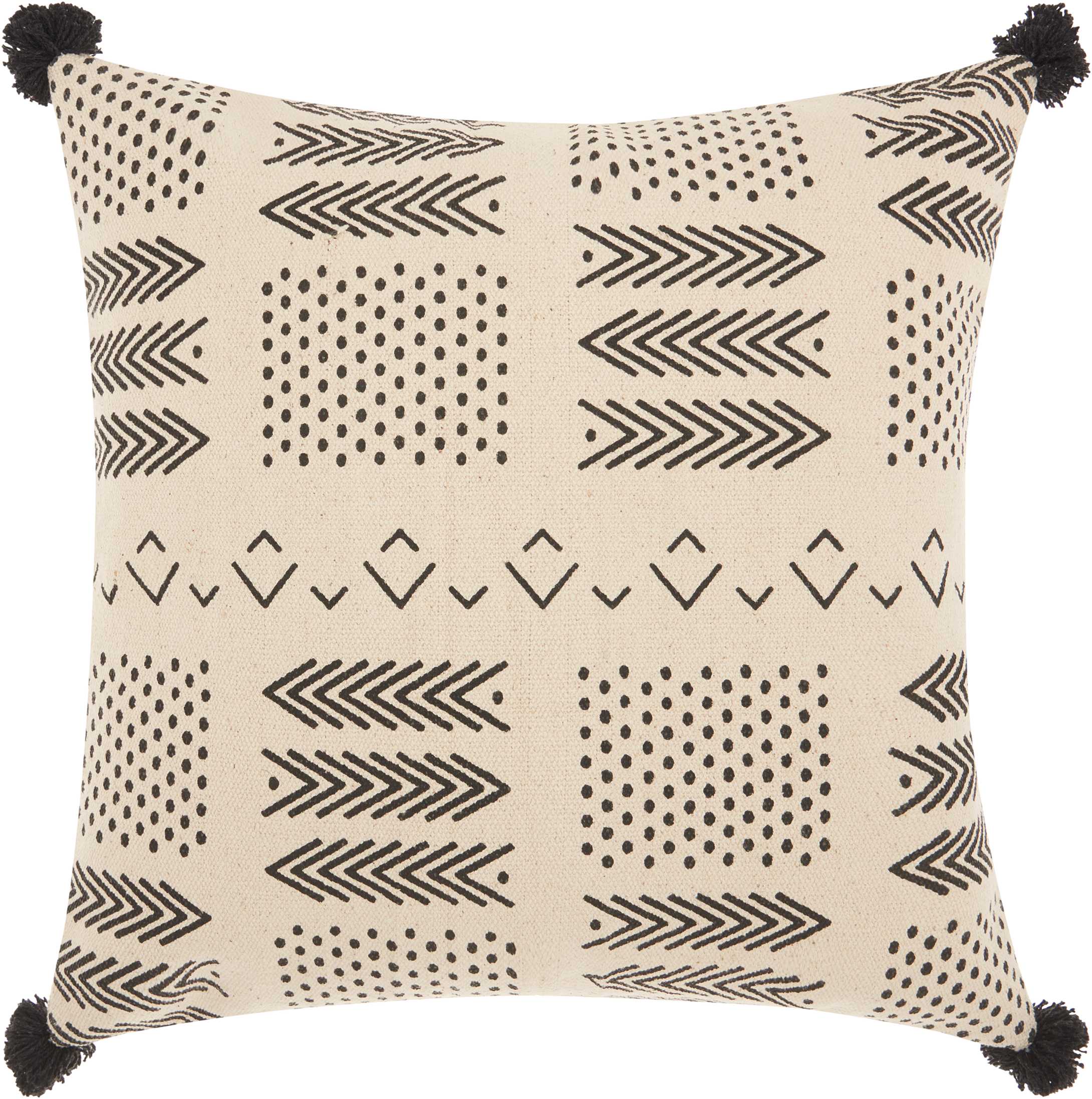 Mina Victory 798019054748 Lifestyles 18-in x 18-in Multiple colors Square Indoor Decorative Pillow