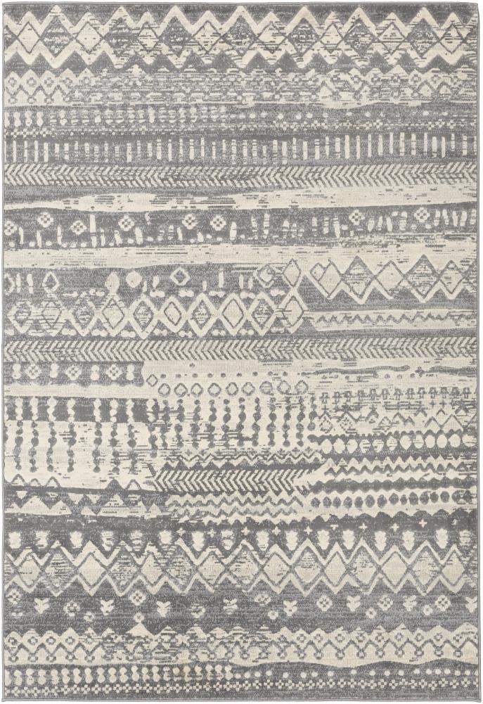 Surya CIT2362-5373 City 5 x 8 Taupe Indoor Trellis Vintage Area Rug