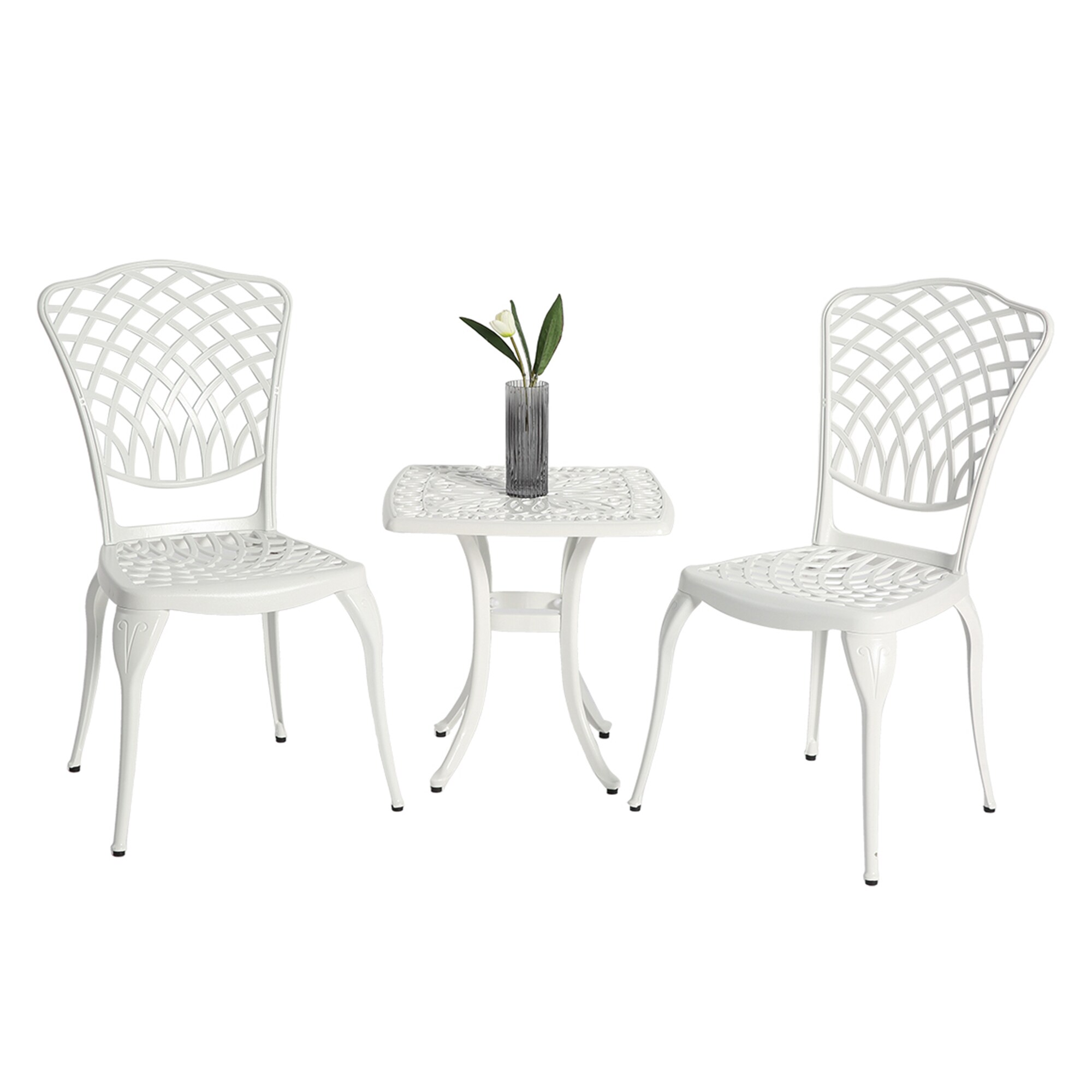 SINOFURN SYA020233WT 3 -Piece Patio Conversation Set Cushions