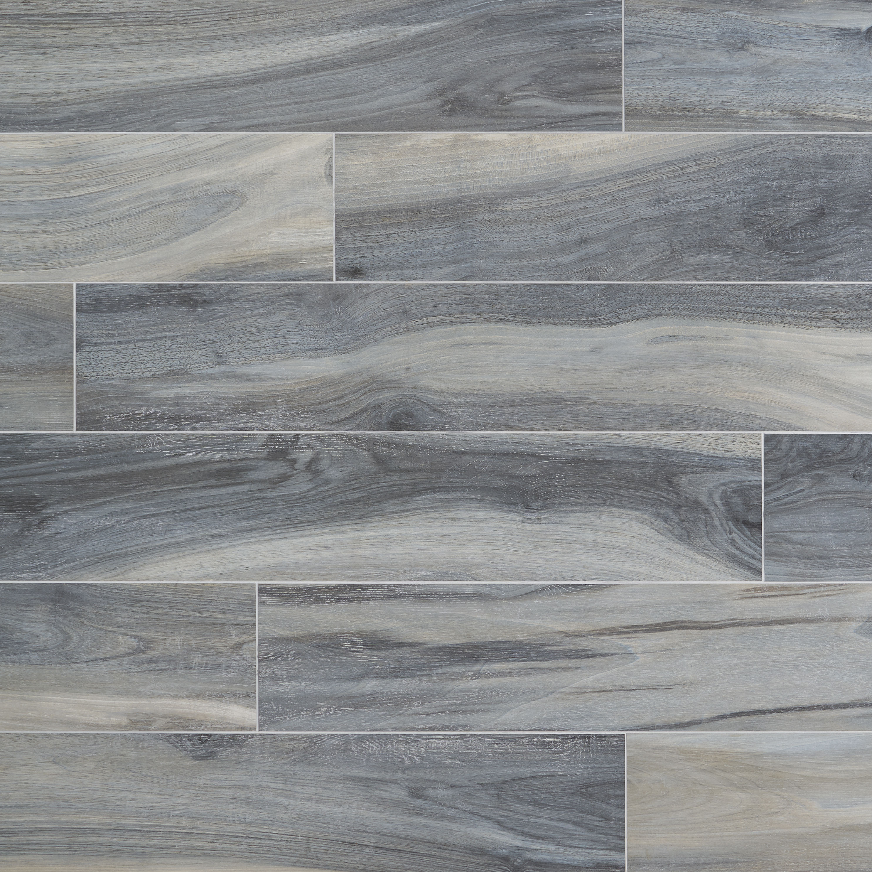 Artmore Tile Mulberry 6-Pack Brown 8-in x 48-in Matte Porcelain Wood Look Floor and Wall Tile