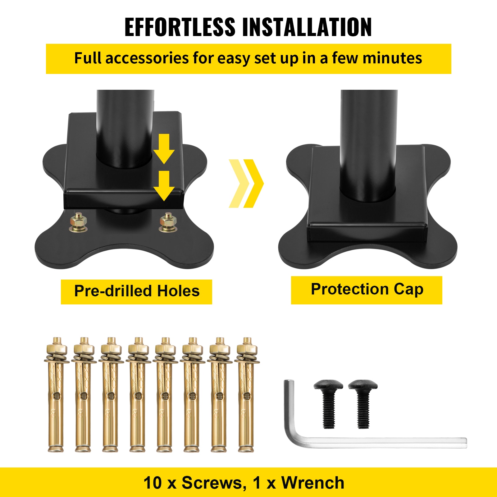 VEVOR LZLTFS3YCYGHSDLZ1V0 Interior-Stairpart-Railing - View #7