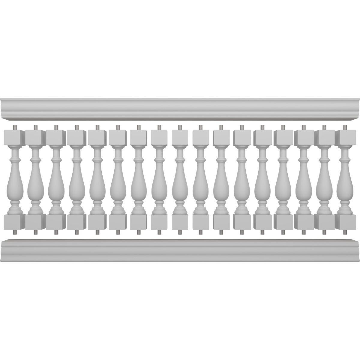 Ekena Millwork BALK41X096TRN railings - View #5
