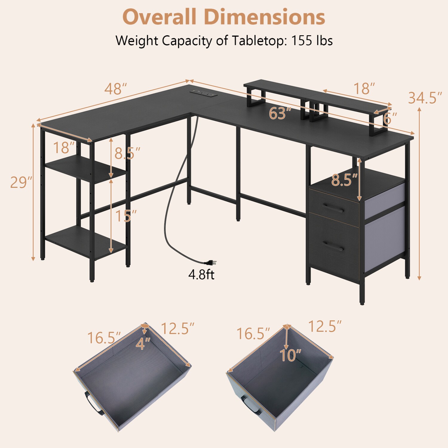 Volenca VOL-SHC741 desks - View #3