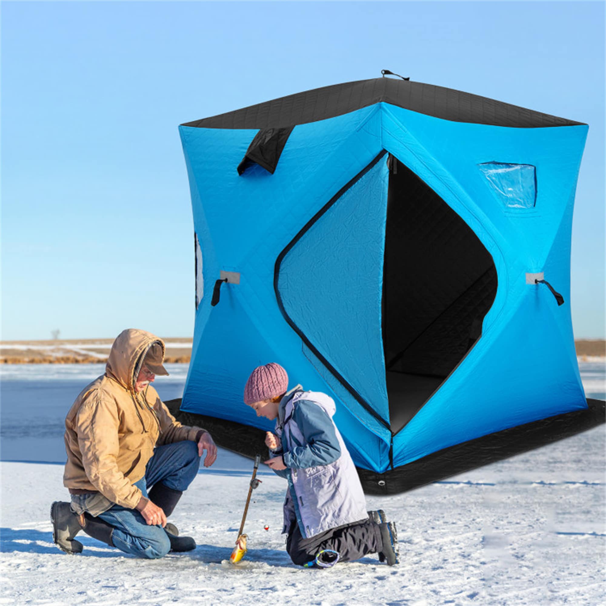 BABOOM BOM-11381BL-CO Polyester Ice Fishing