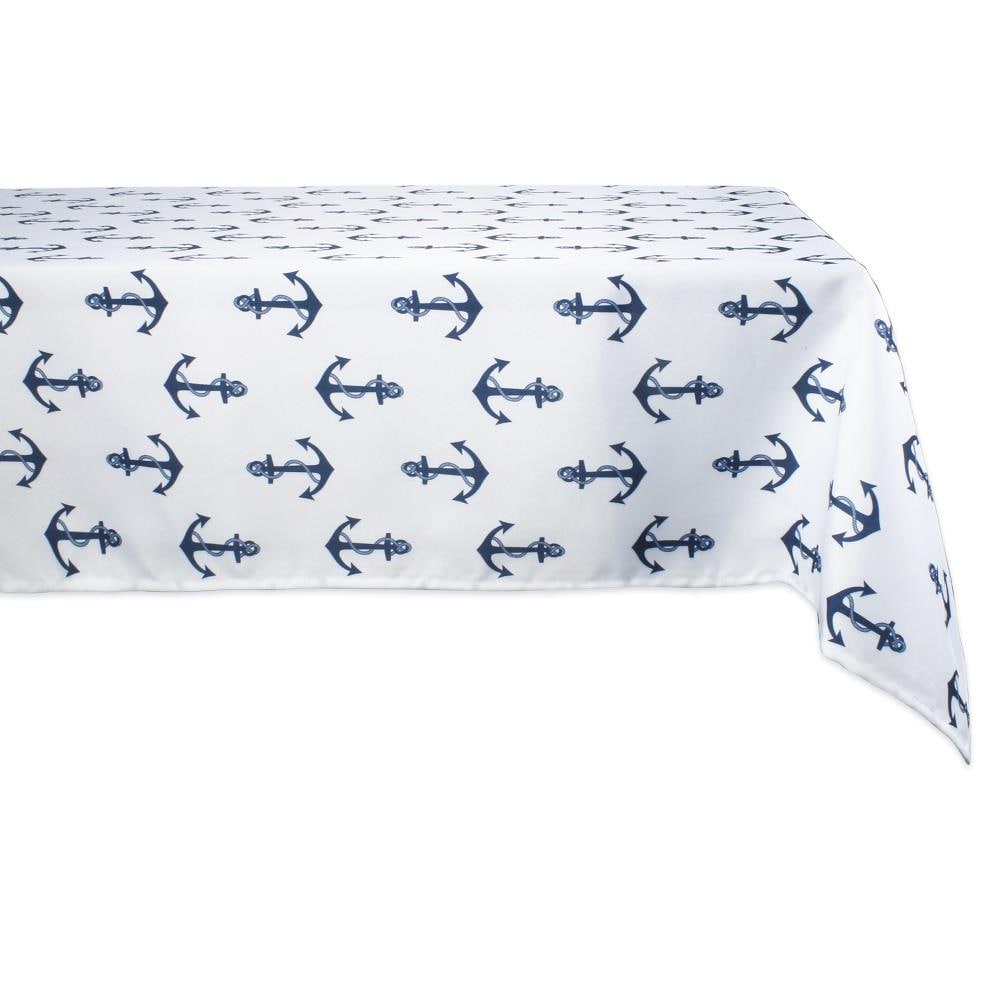 DII CAMZ11634 Anchor Print Tablecloth