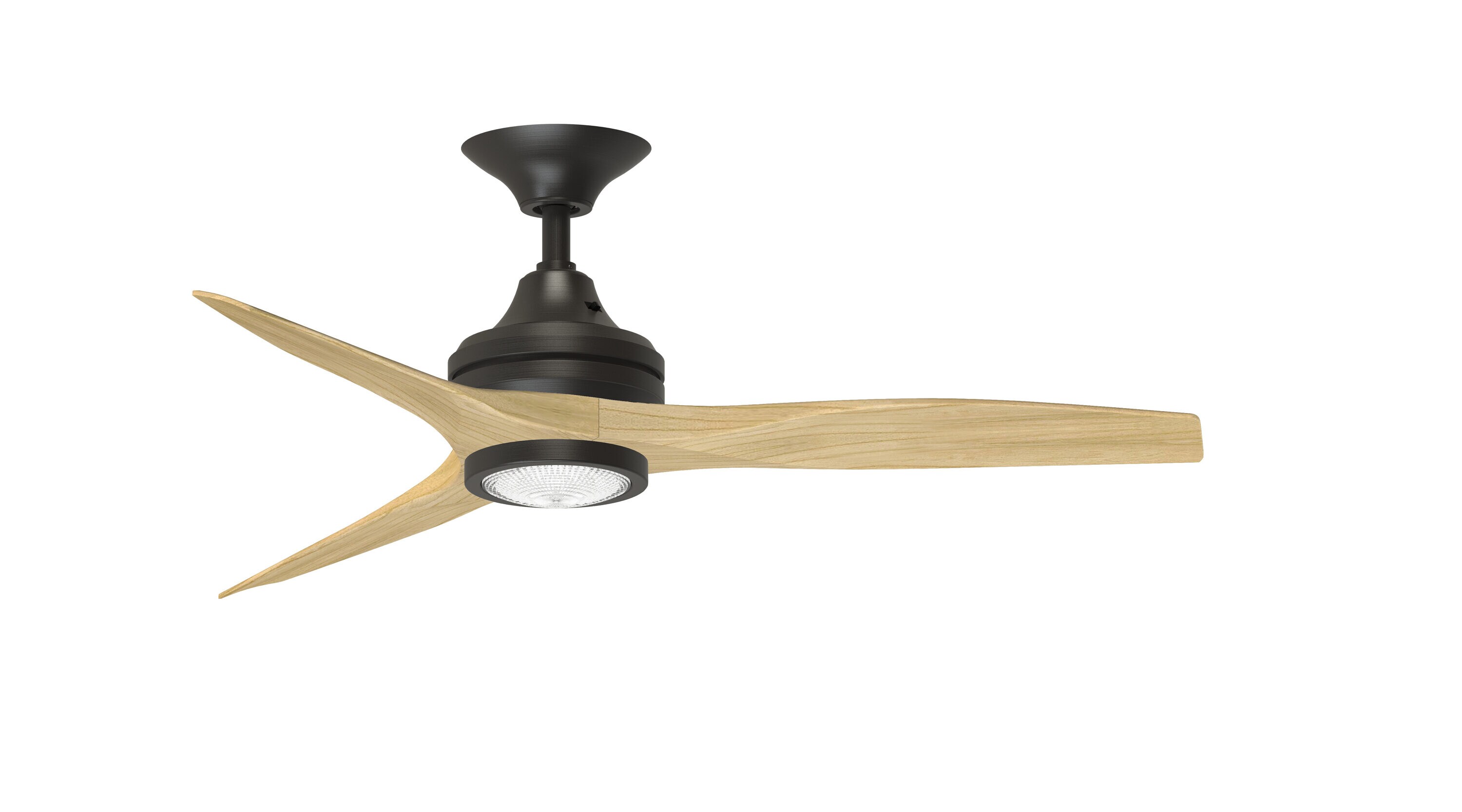 Fanimation Spitfire 48-in Dark Bronze Indoor/Outdoor Smart Ceiling Fan with Remote (3-Blade)