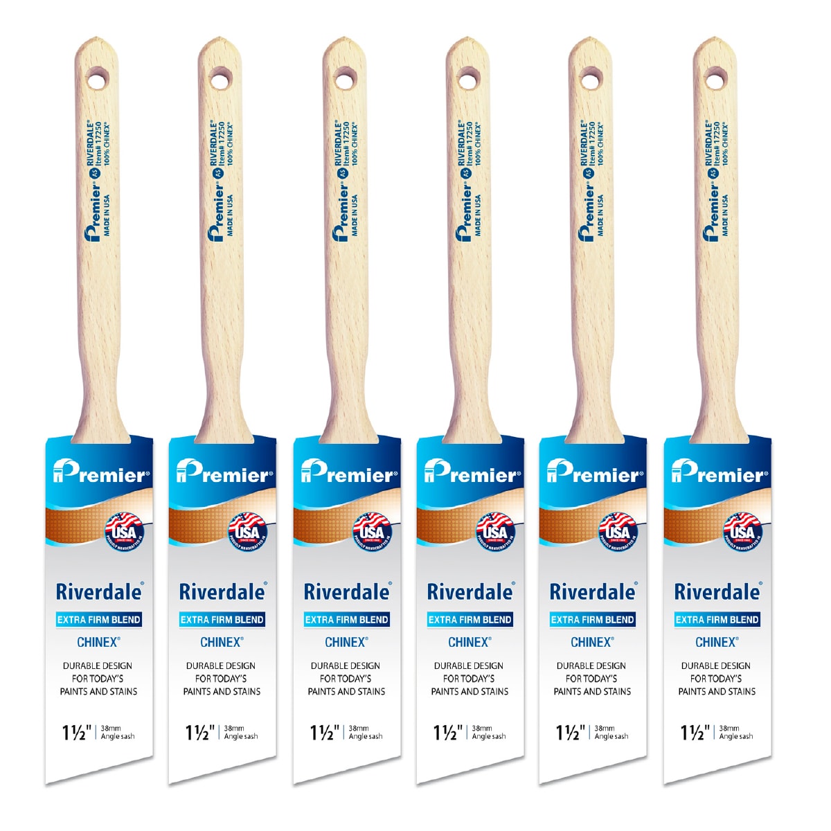 Premier Riverdale 1-1/2-in Reusable Angle Wall Trim Brush 6 -Pack