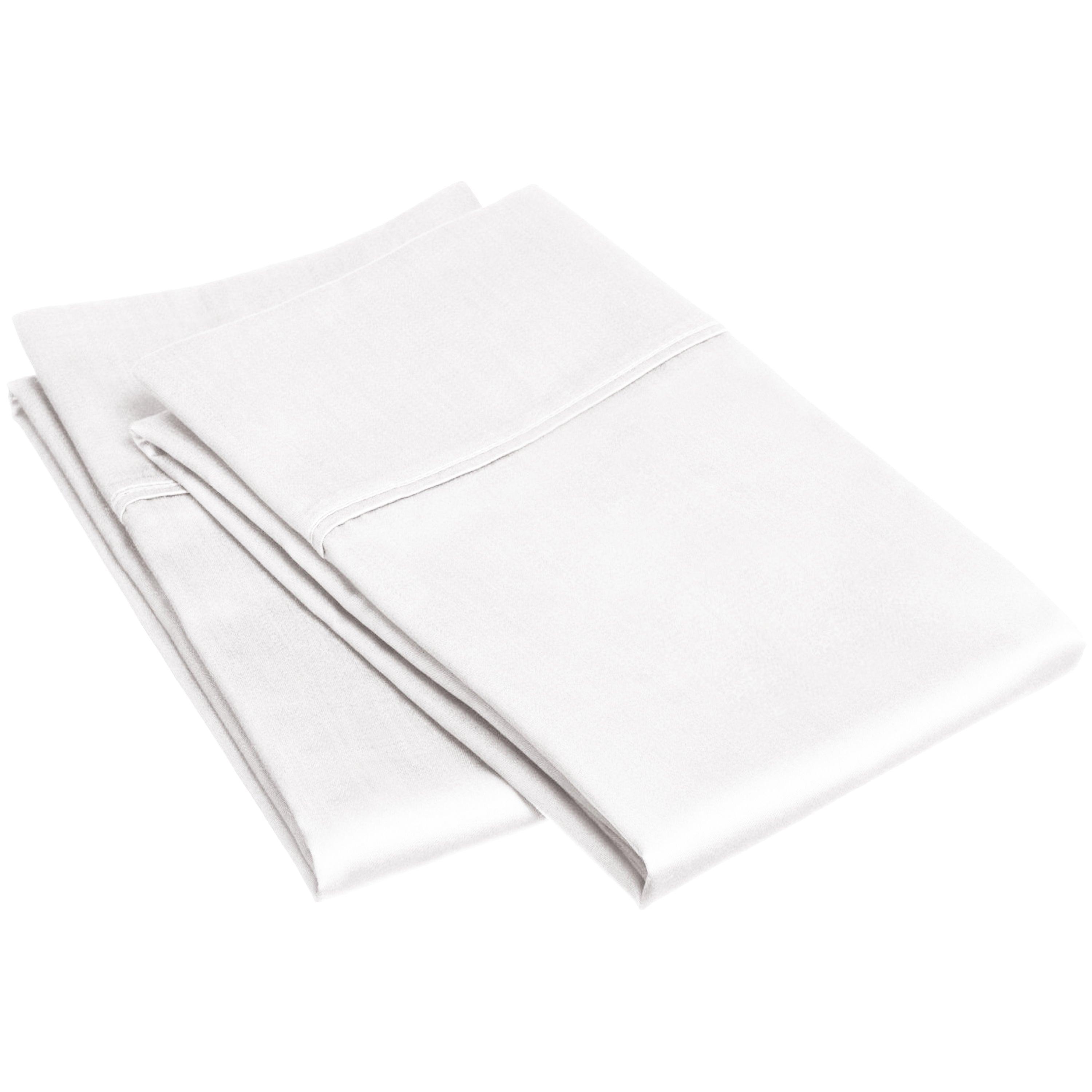Slickblue - 2 Pack Egyptian Cotton 300 Thread Count Sateen Pillow Case for Bedroom Guest Room Bed...