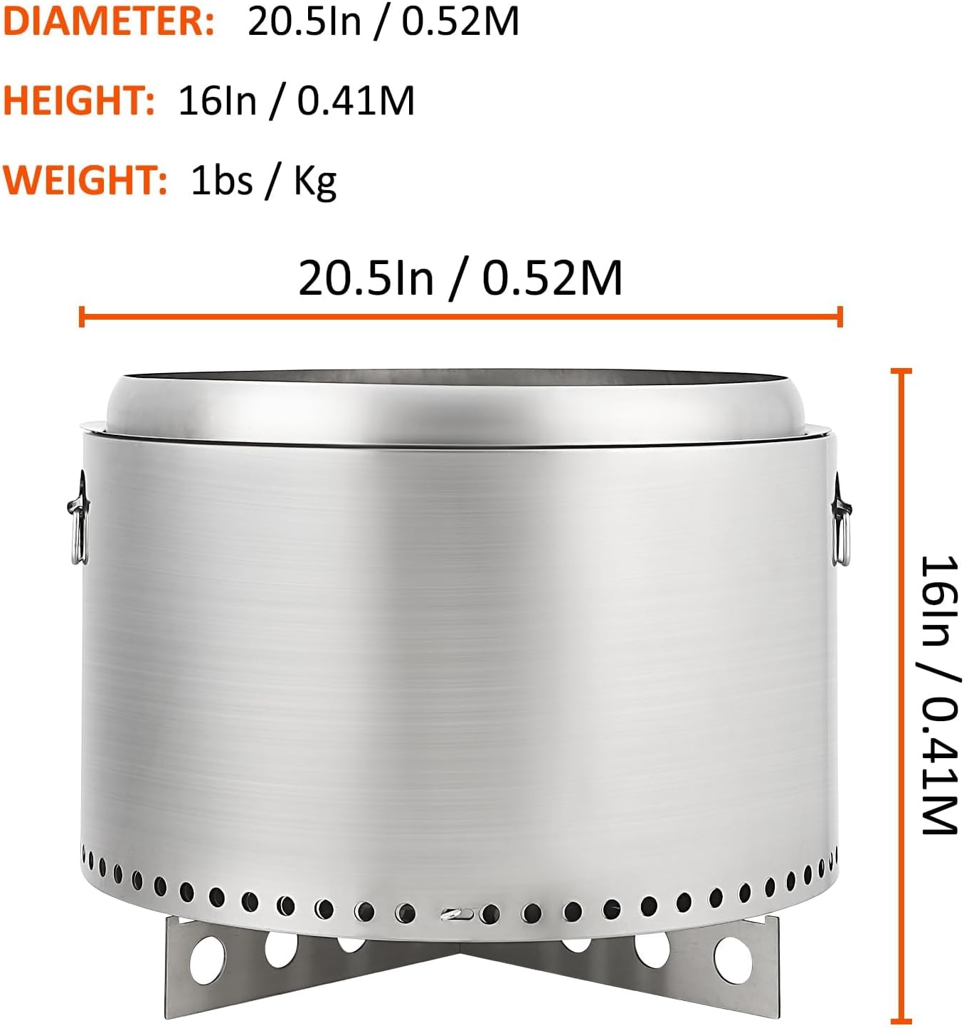 Qeetex LRB-PHO-0XA3T560 Outdoor-Wood-Burning-Fireplaces - View #5