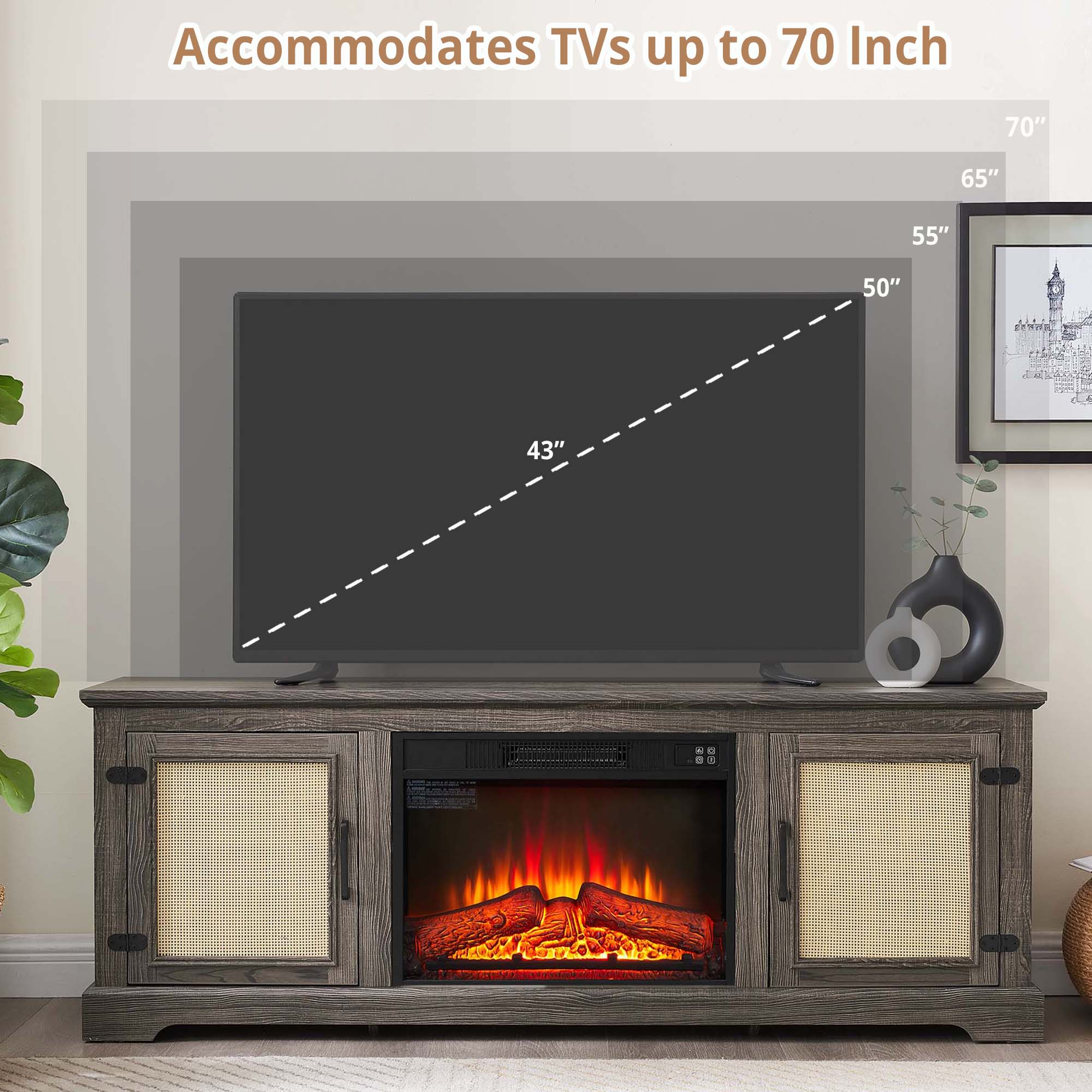 Sunrinx MG8-FP-19 Electric-Fireplaces - View #5