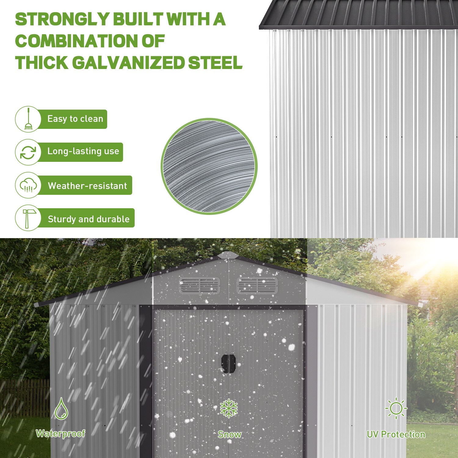 Jaxpety HG61U0559 Metal-Storage-Buildings-Sheds - View #7