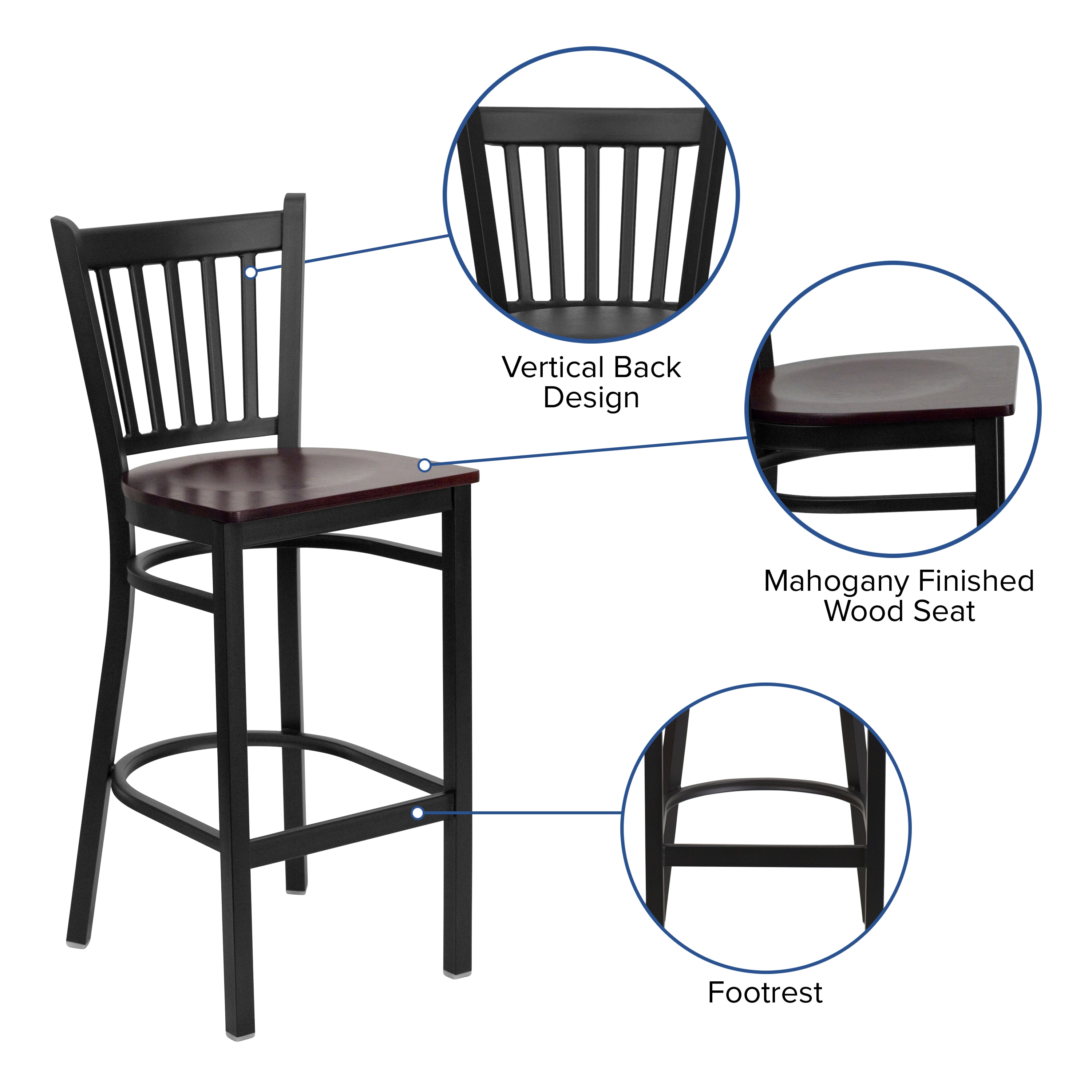 Flash Furniture 847254010078 stools - View #2