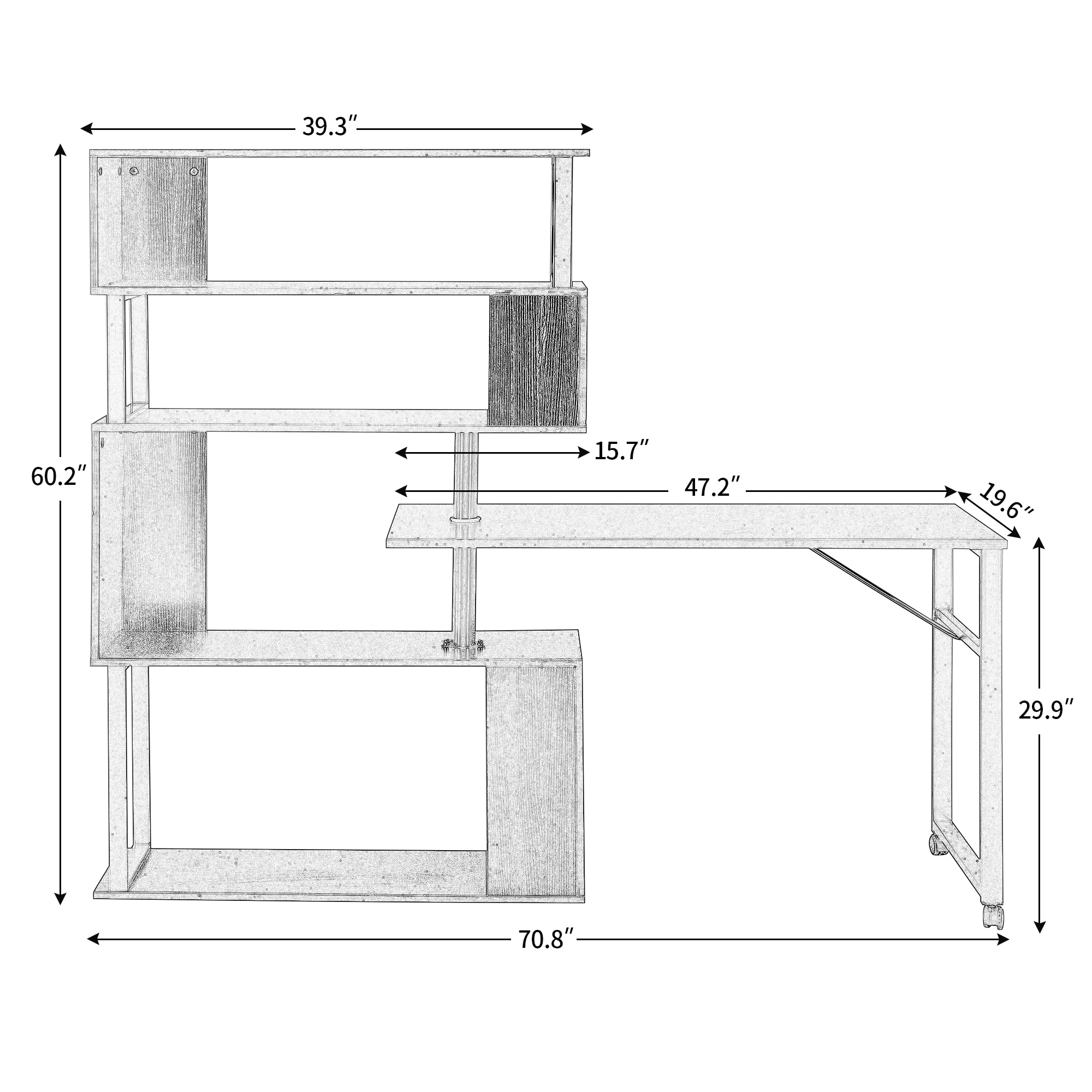 LOVMOR SF-Y-WF196079AAE bookcases - View #6