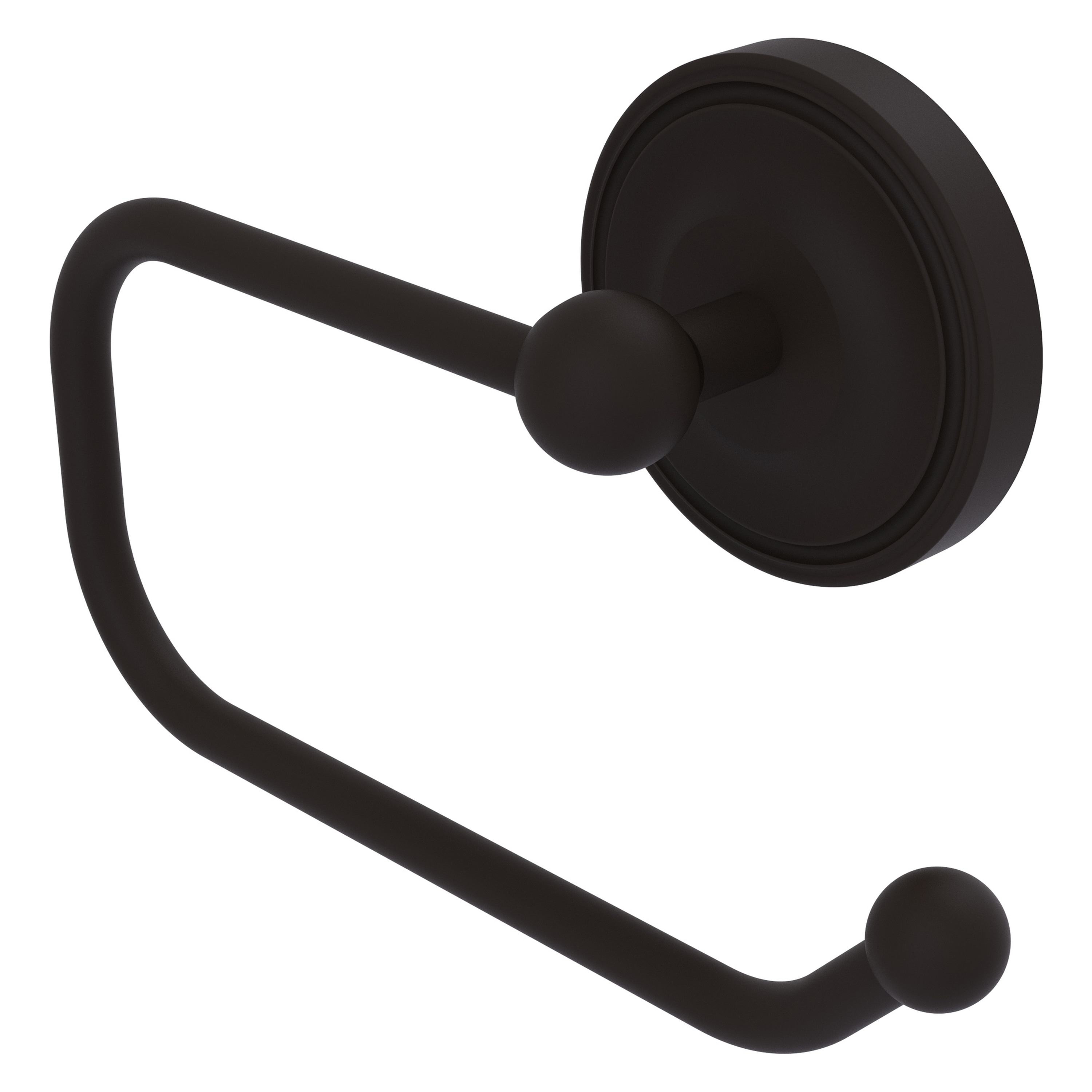 Allied Brass R-24E-ORB Regal Oil-rubbed Bronze Wall mount Single post Toilet Paper Holder 1 -Rolls with Storage