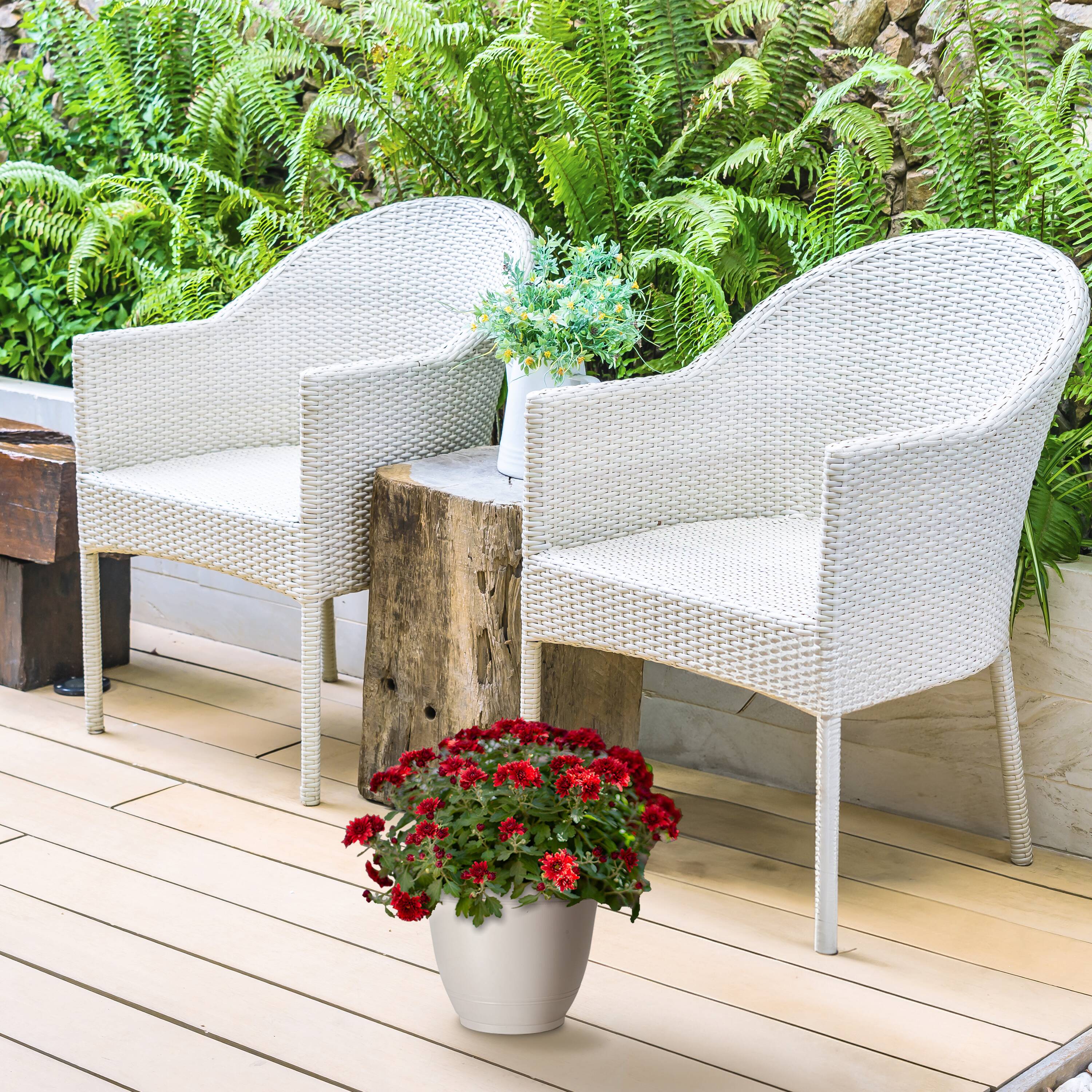 Style Selections DP2132V-WH Planter-Window-Box - View #5