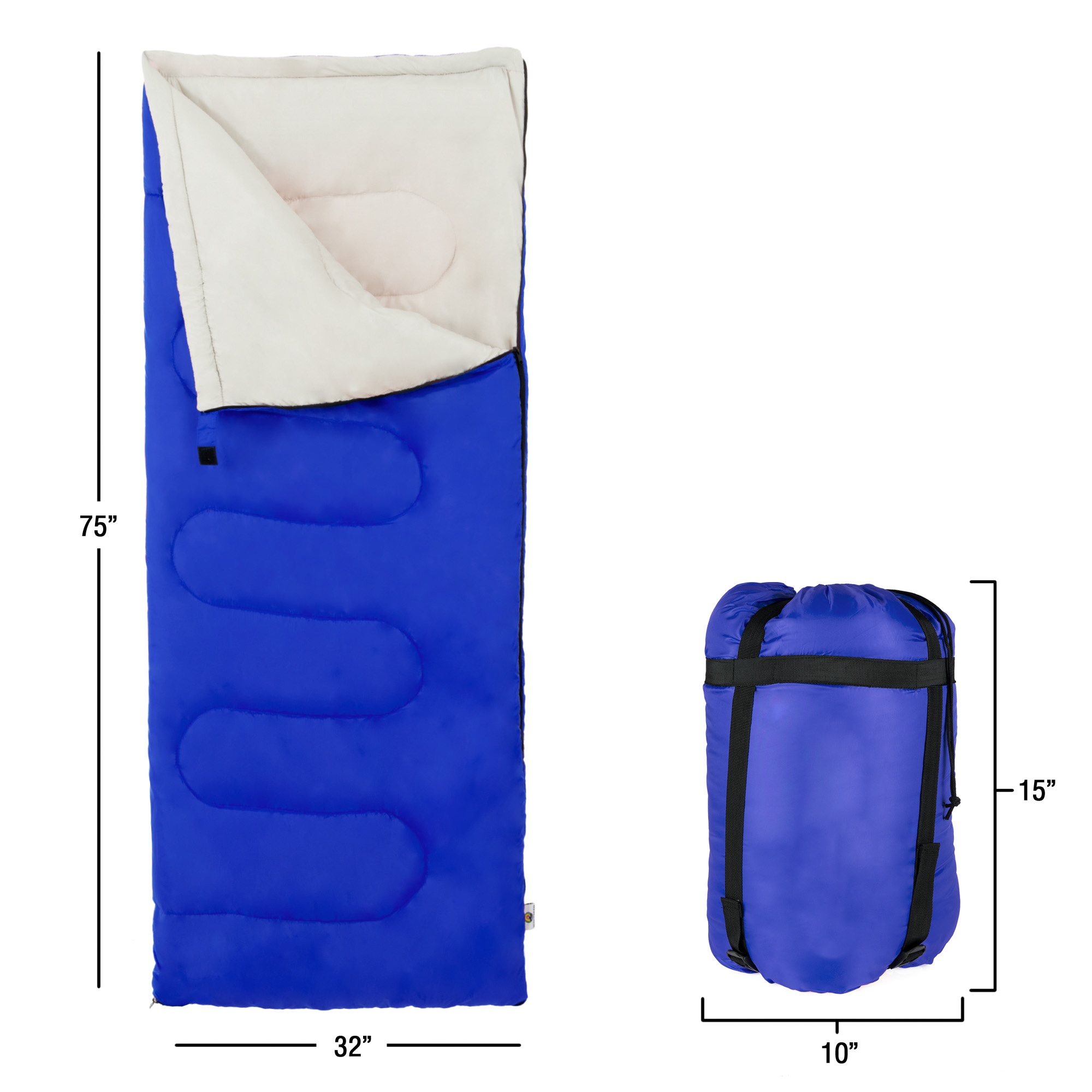 Leisure Sports Foam Sleep Pad- 0.75 Thick Camping Mat For Cots