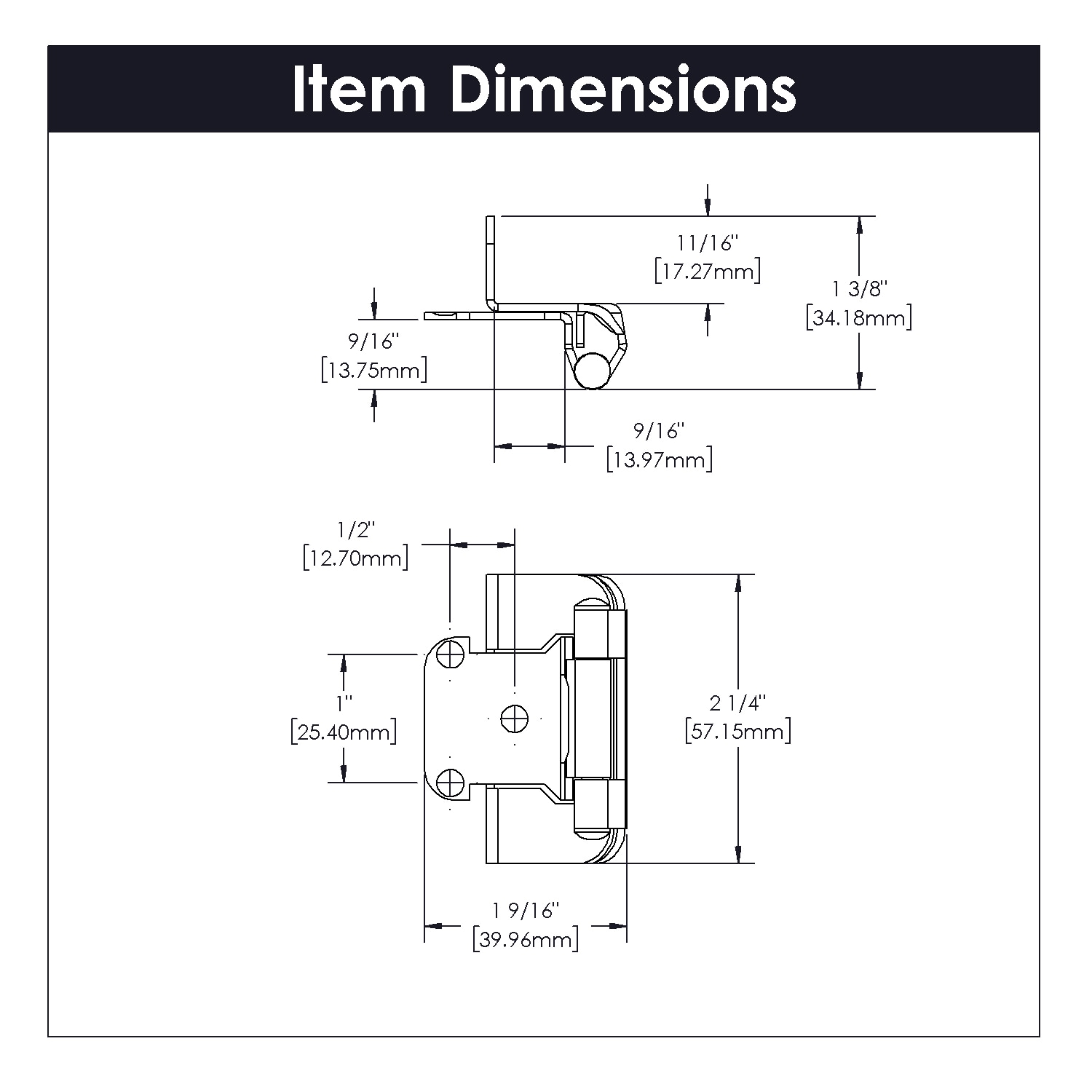 Hickory Hardware P2710F-AB Cabinet-Hinges - View #5