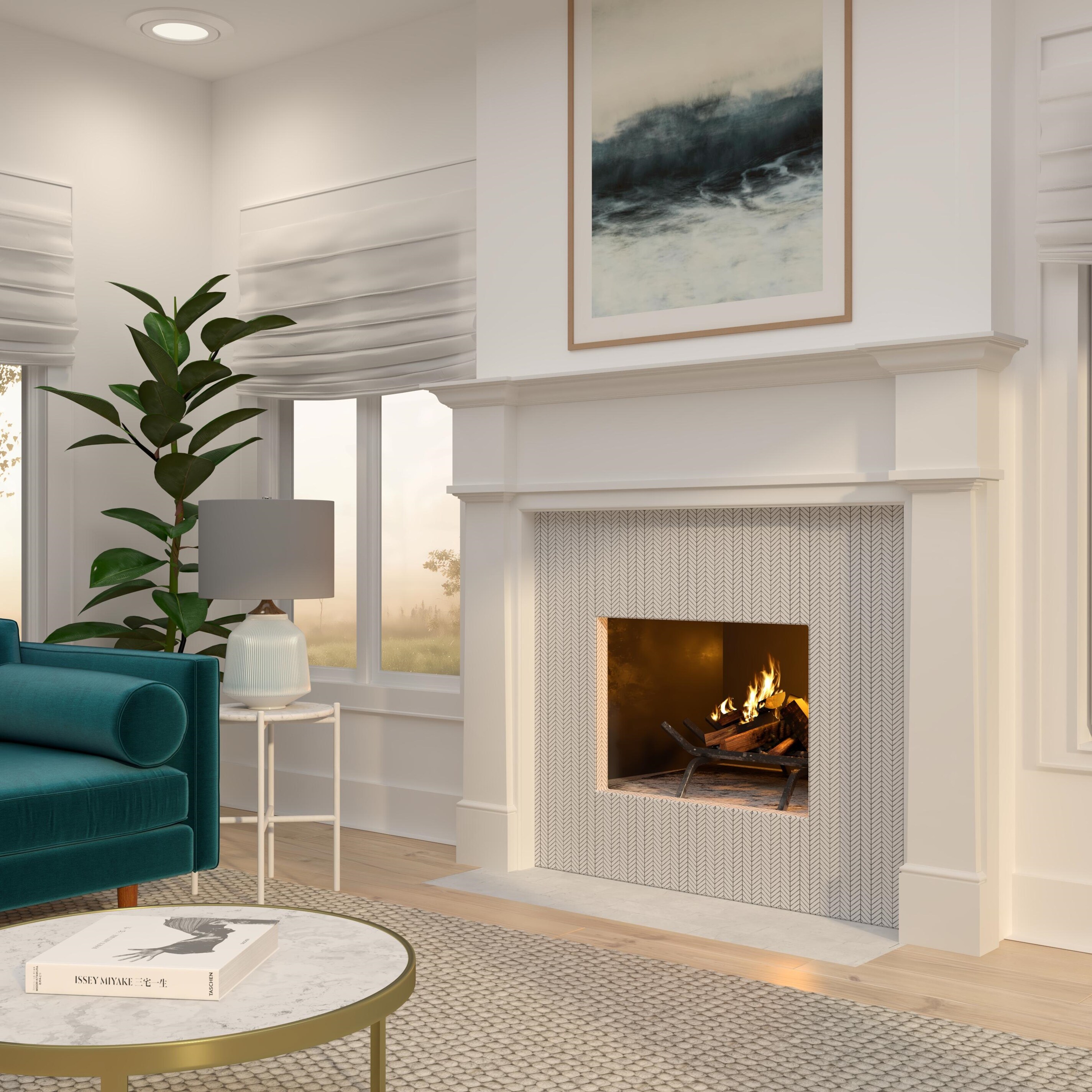 Pearl Mantels SSUP56550L Mantel-Surrounds-Pilasters - View #6