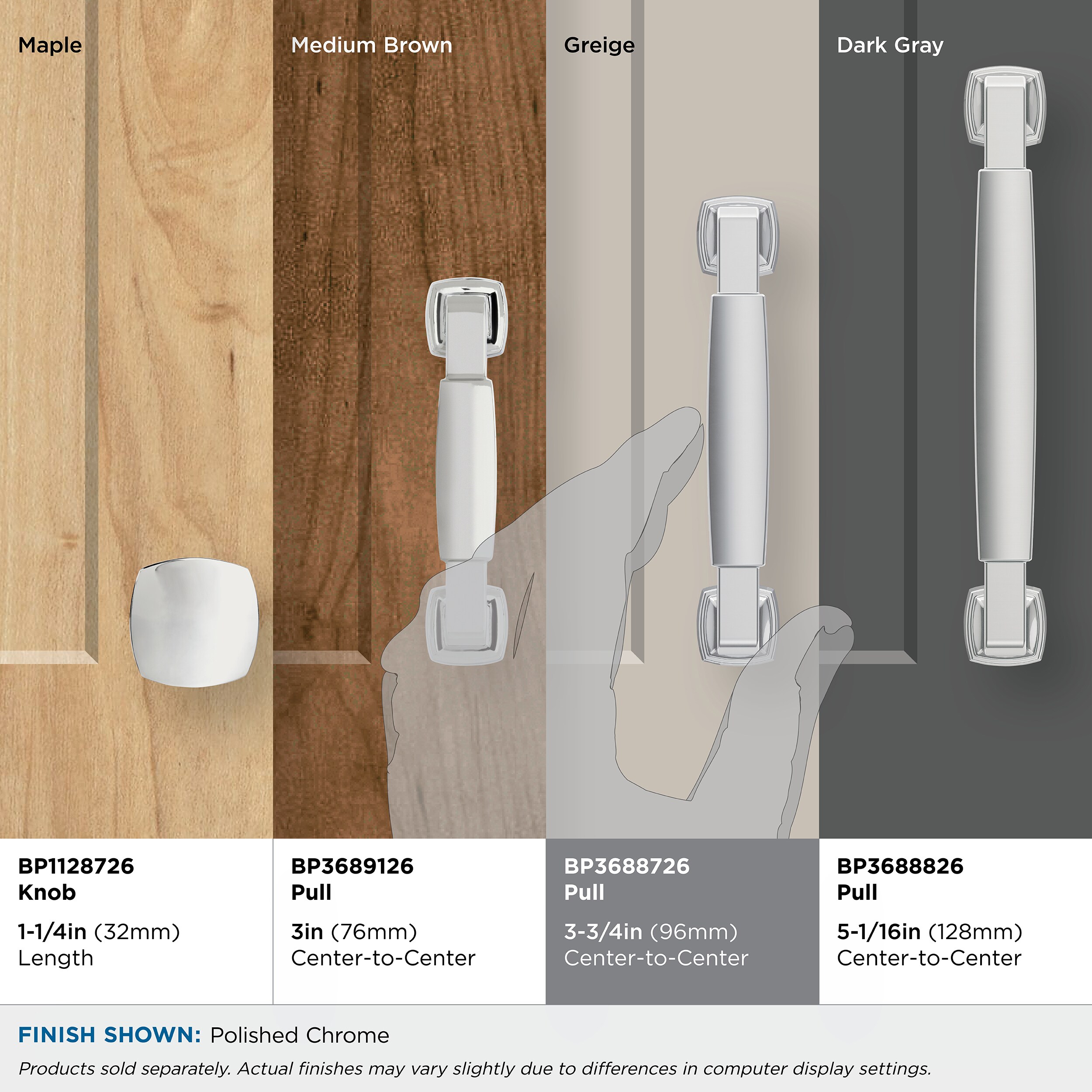 Amerock BP3688726 Cabinet-Pulls - View #5