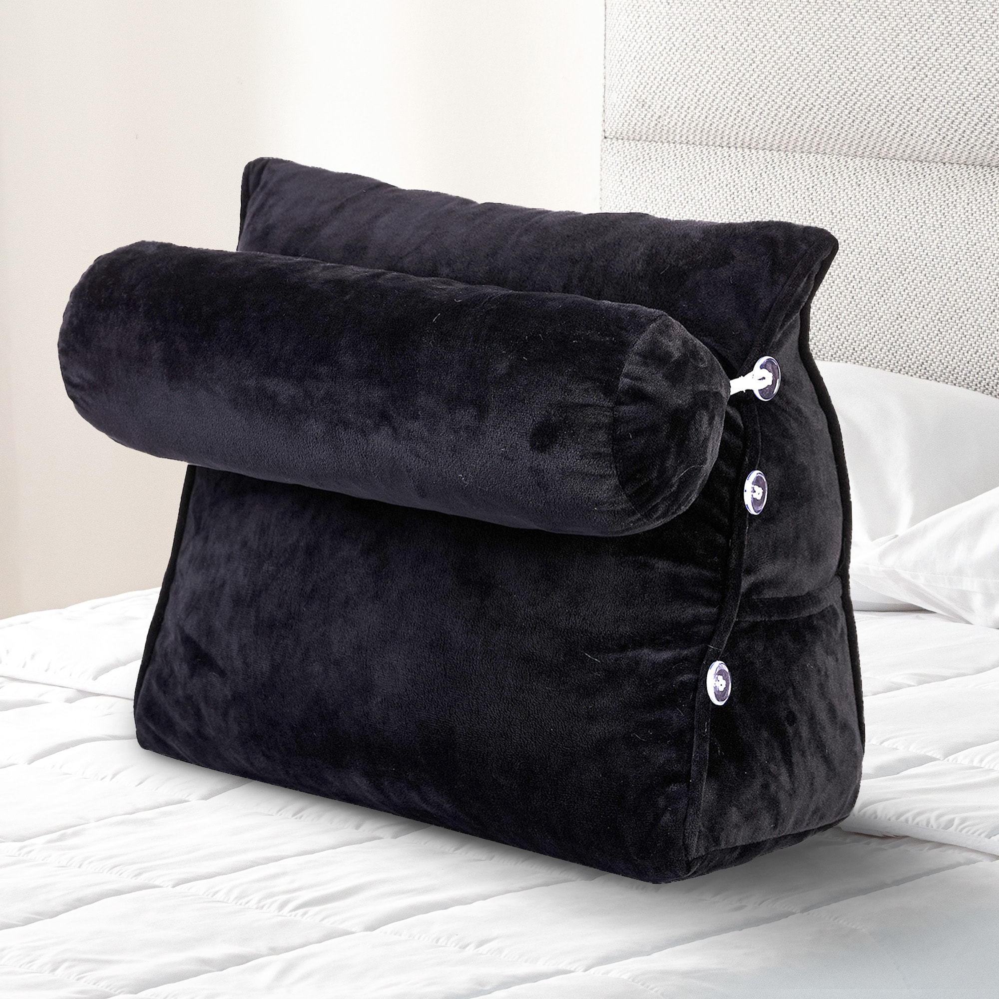 Cheer Collection CC-HFBOLWDGPL-BLK Accent-Pillows - View #5