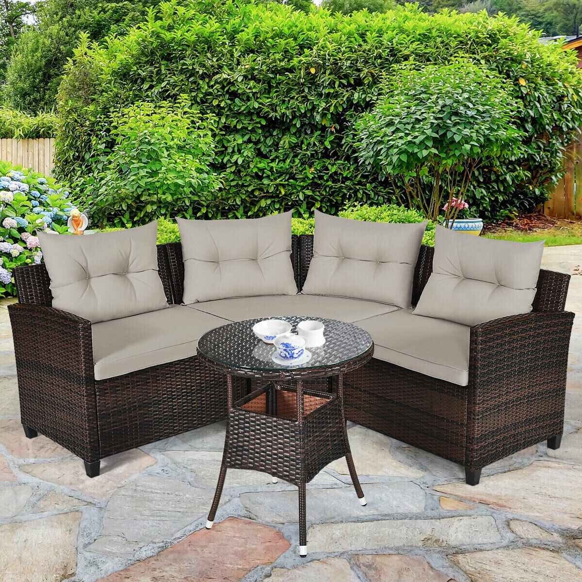 Forclover HYFE-68655ABN Patio-Conversation-Sets - View #8