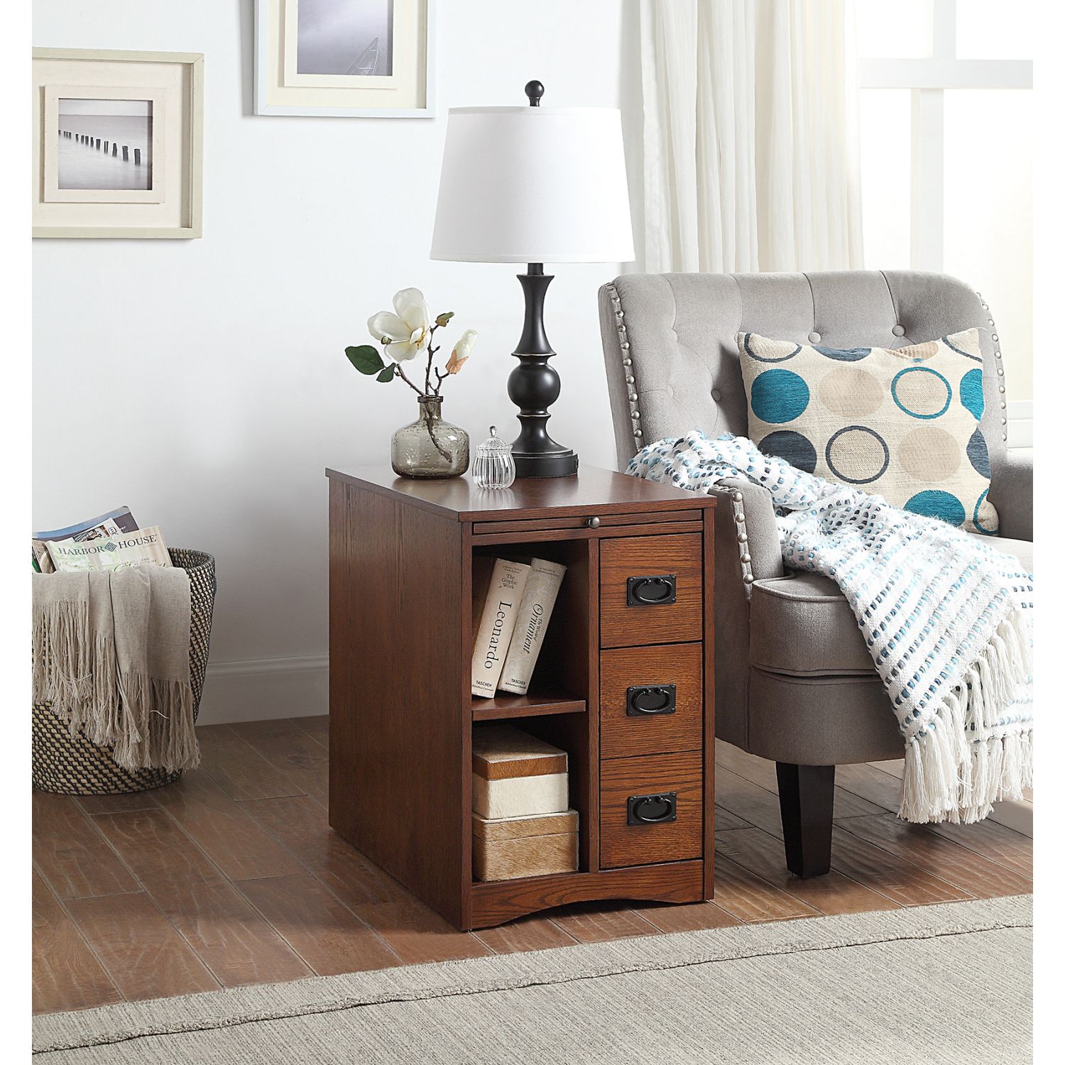 JASMODER B01151370 Brown Mix 24.00-Inches W x 24.00-Inches H x 16.00-Inches D )