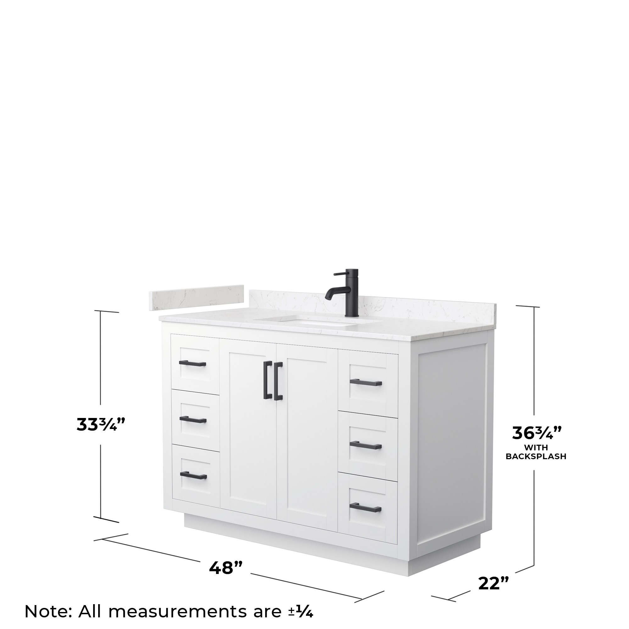 Wyndham Collection WCF292948SWBC2UNSMXX Bath-Vanity-Combo - View #5