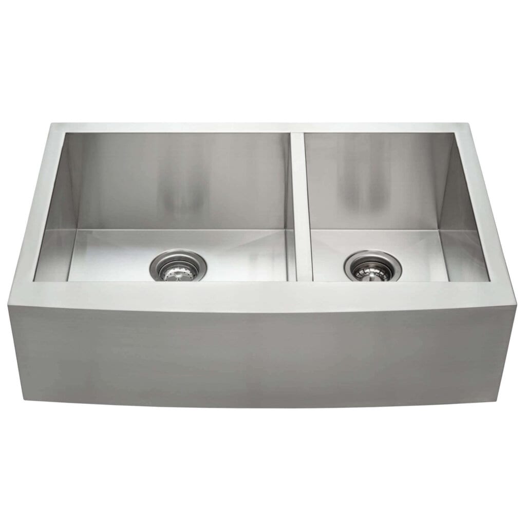 Fine Fixtures Apron Front 16 Gauge Stainless Steel Kitchen Sink