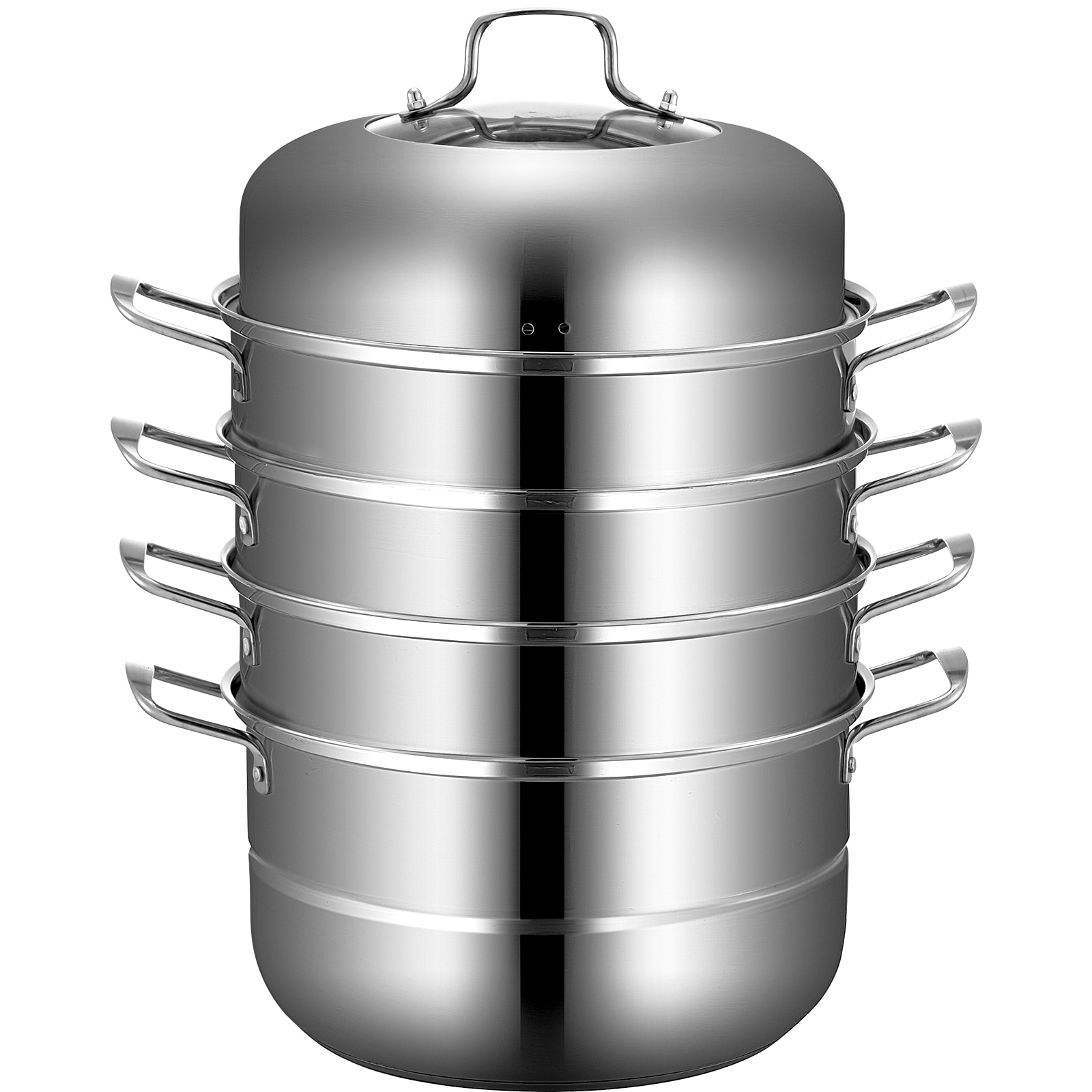 VEVOR ZL5CBXGZL28CM0001V0 5 Titer 11-IN Steamer 30.6-Quart Stainless steel Steamer pot