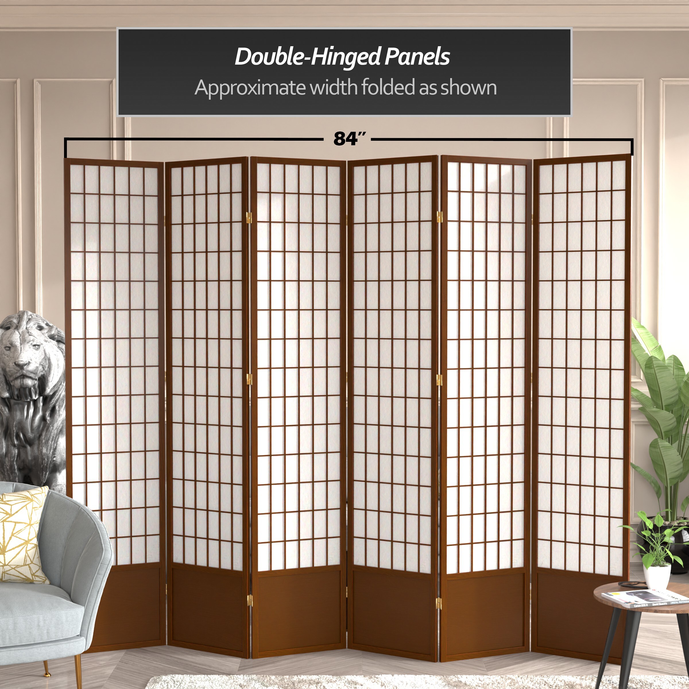 Red Lantern 84WP-WAL-6P Indoor-Privacy-Screens - View #3