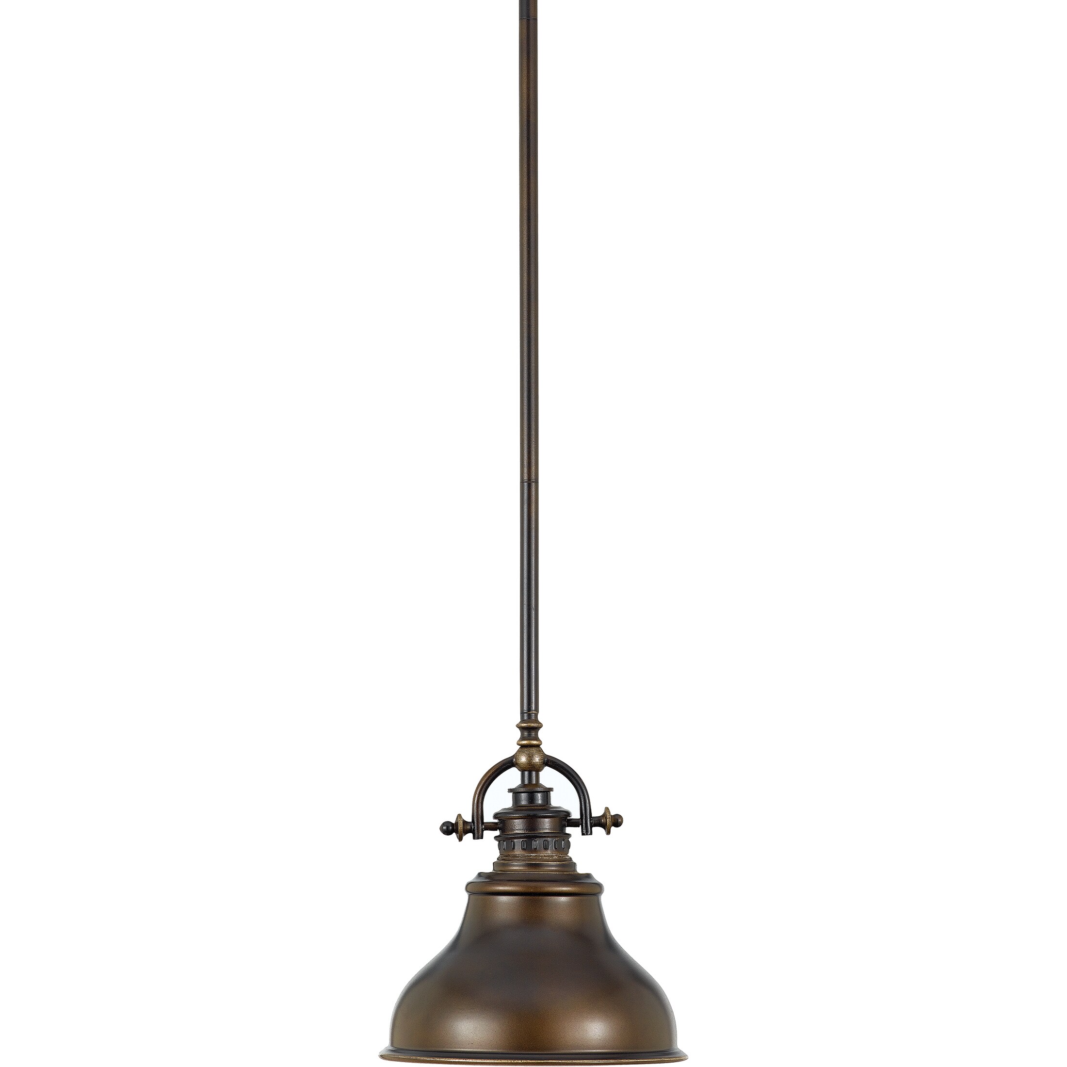Quoizel ER1508PN Emery Palladian Bronze Transitional Dome Mini Hanging Pendant Light